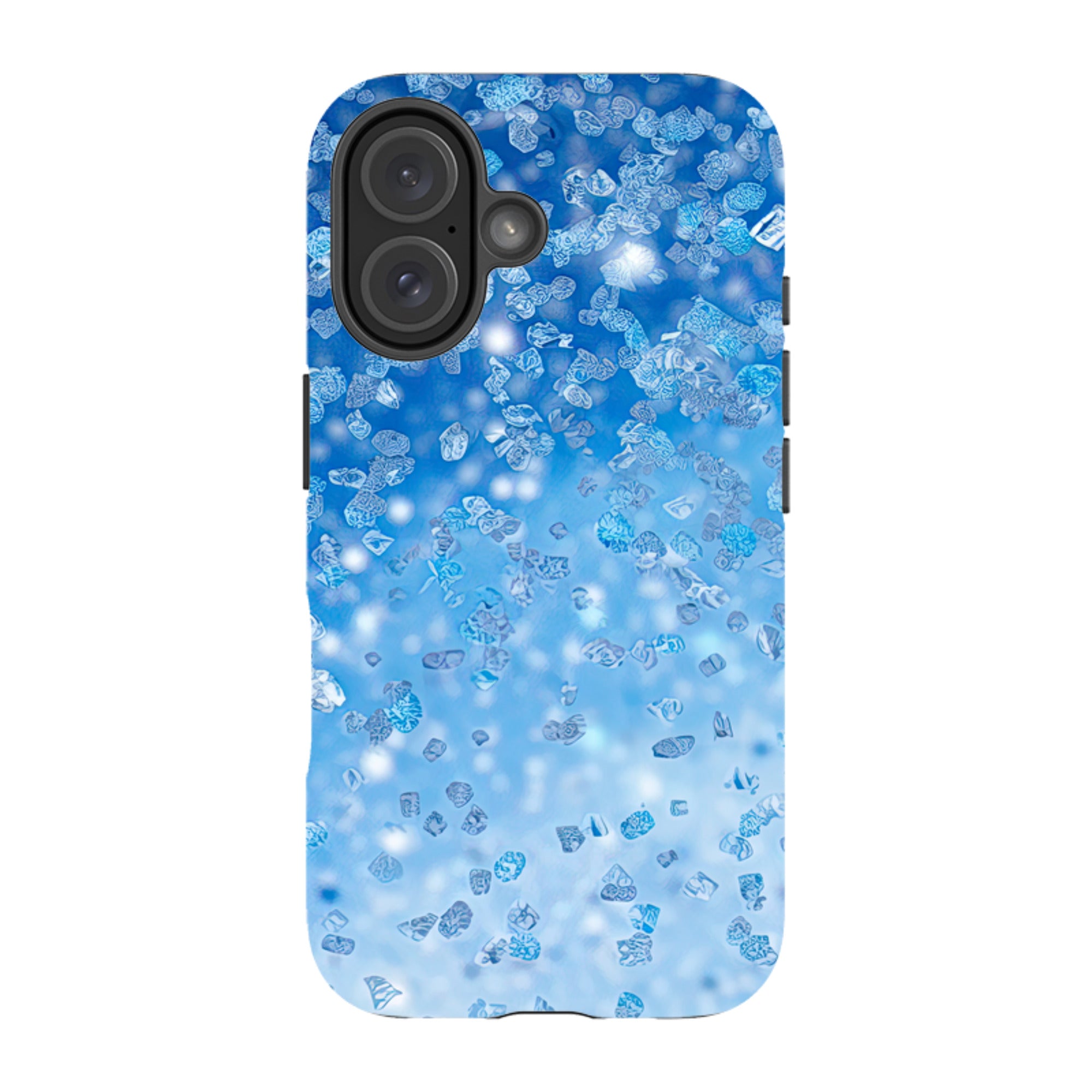 iPhone Case - Blue Glitter (case does not glitter)