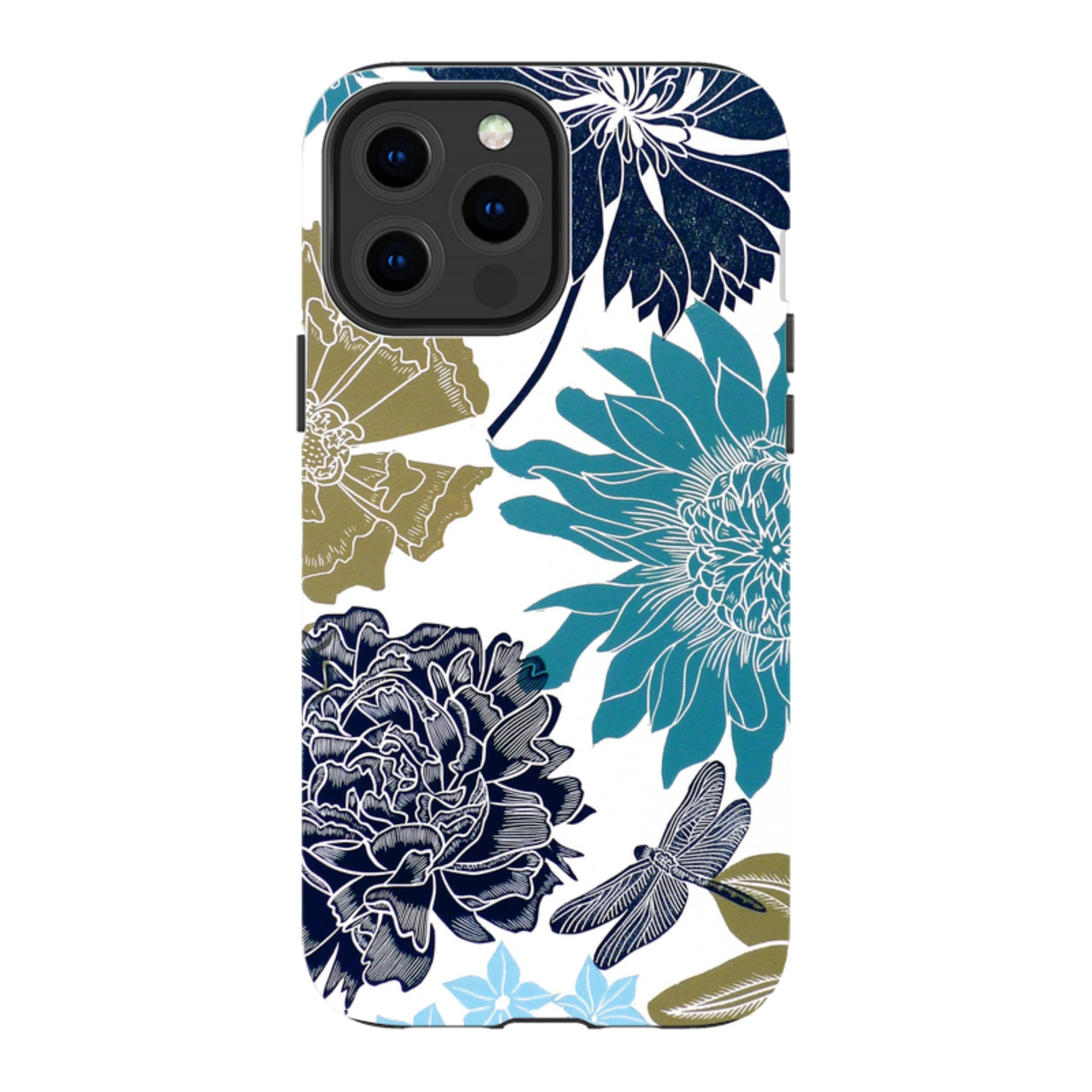 iPhone Tough Case - Cottage Garden Drangonfly By Kate Heiss