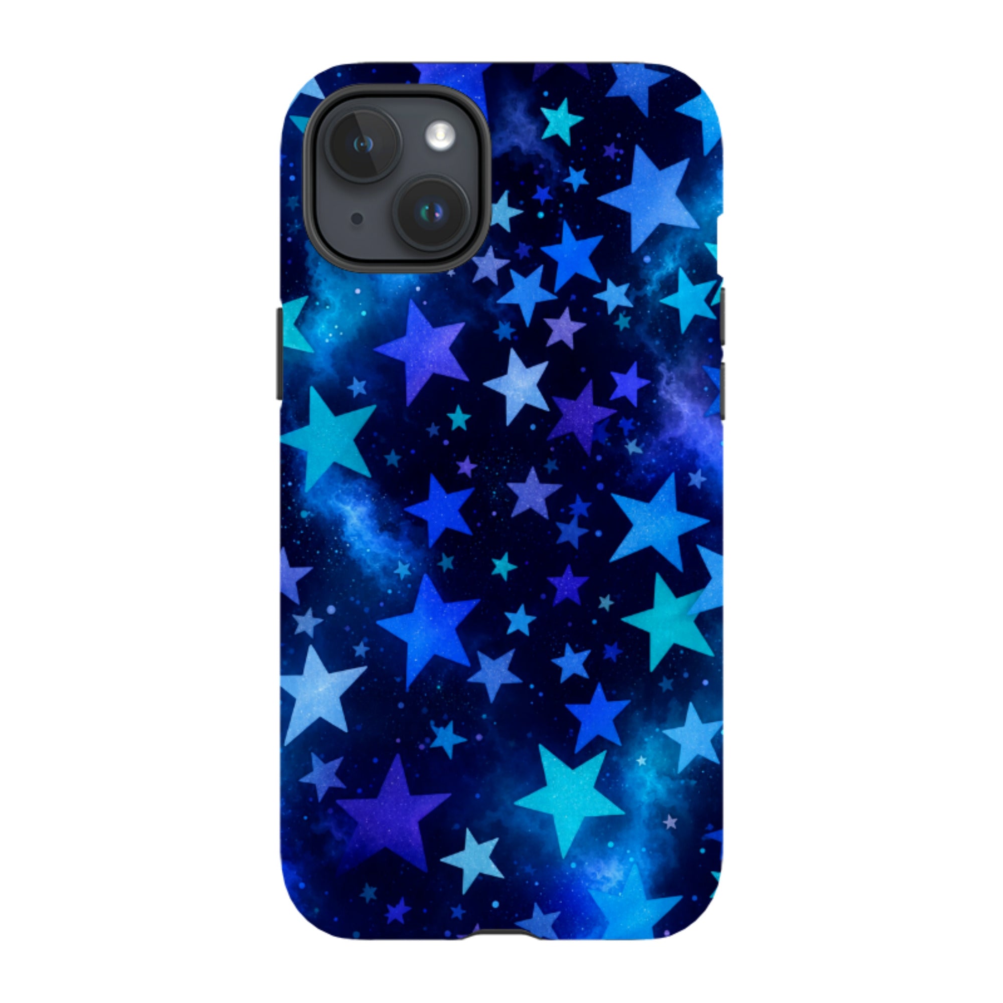 iPhone Tough Case - Blue Galaxy Star