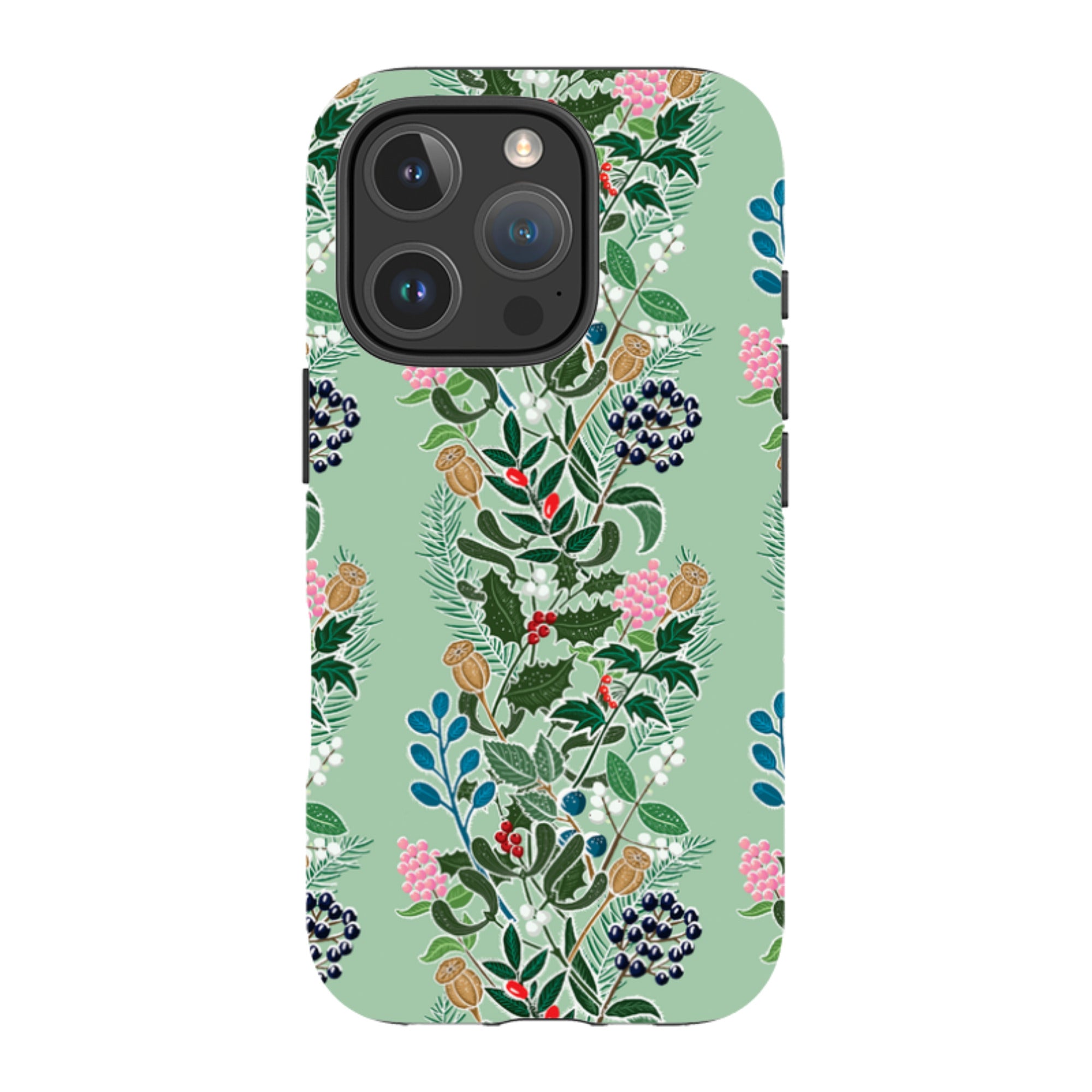 iPhone Tough Case - Winter Hedge-1 By kate Heiss