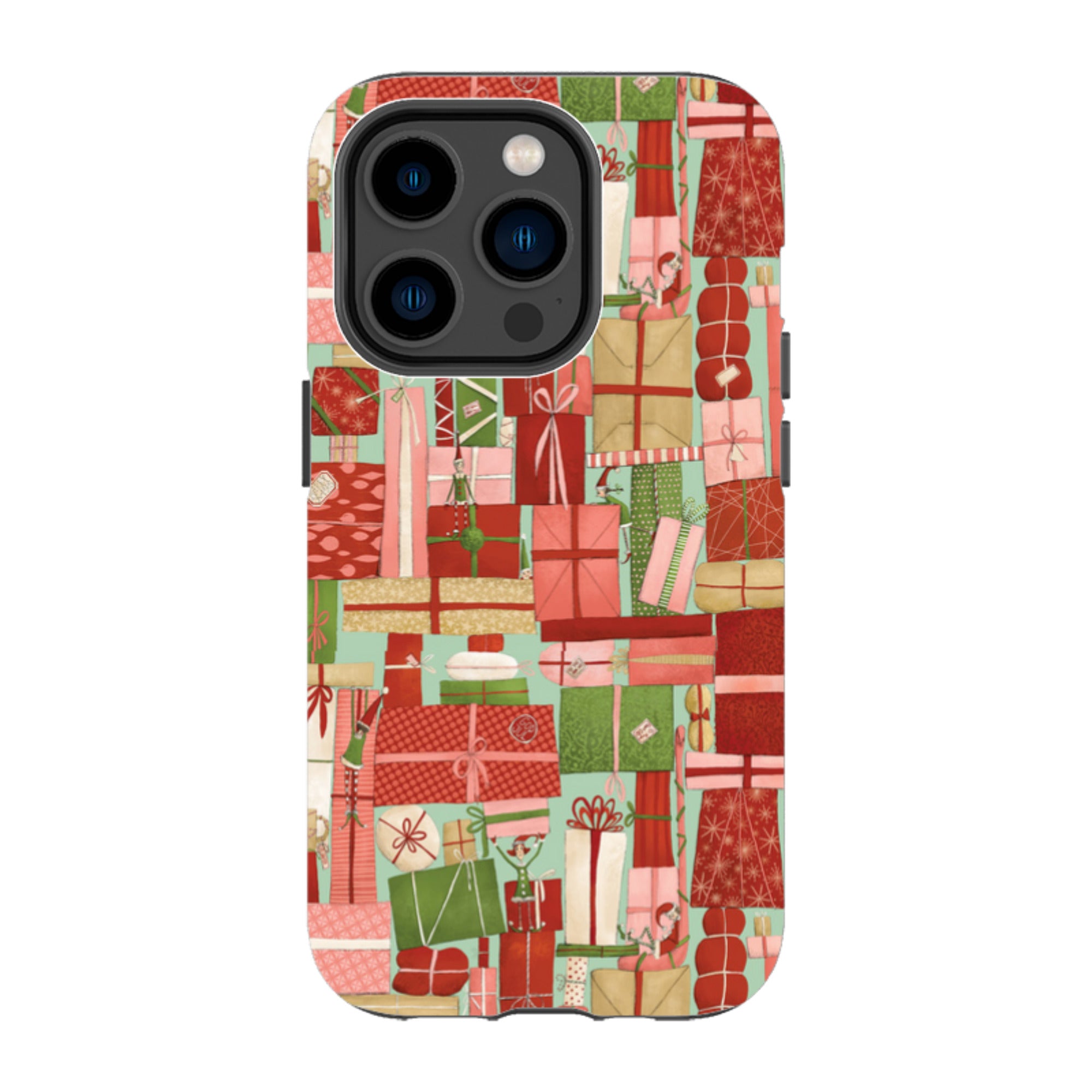 iPhone MagSafe Tough Case - Santas Helpers By Maja Lindberg