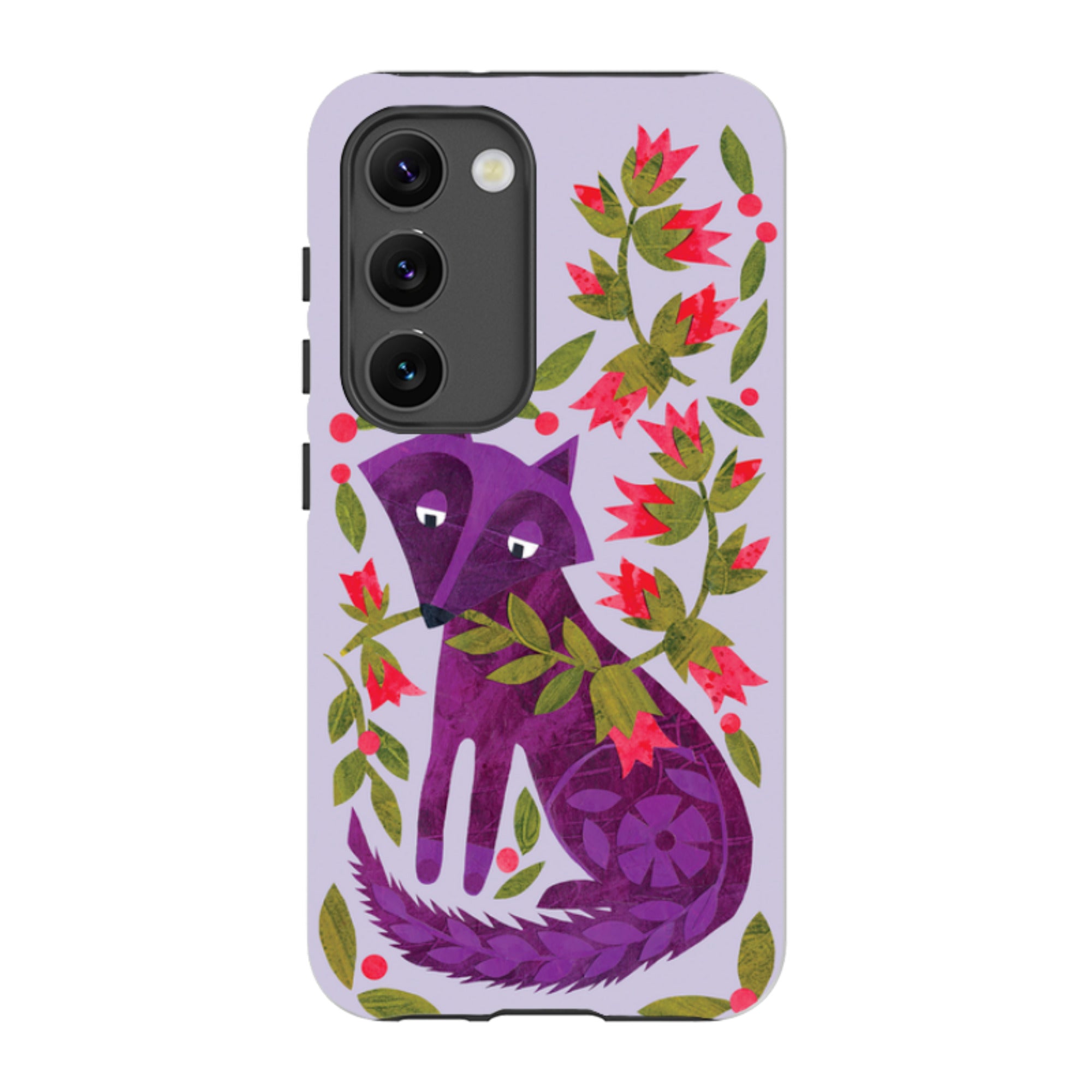 Samsung Tough Case - Purple Foxie By Tracey English