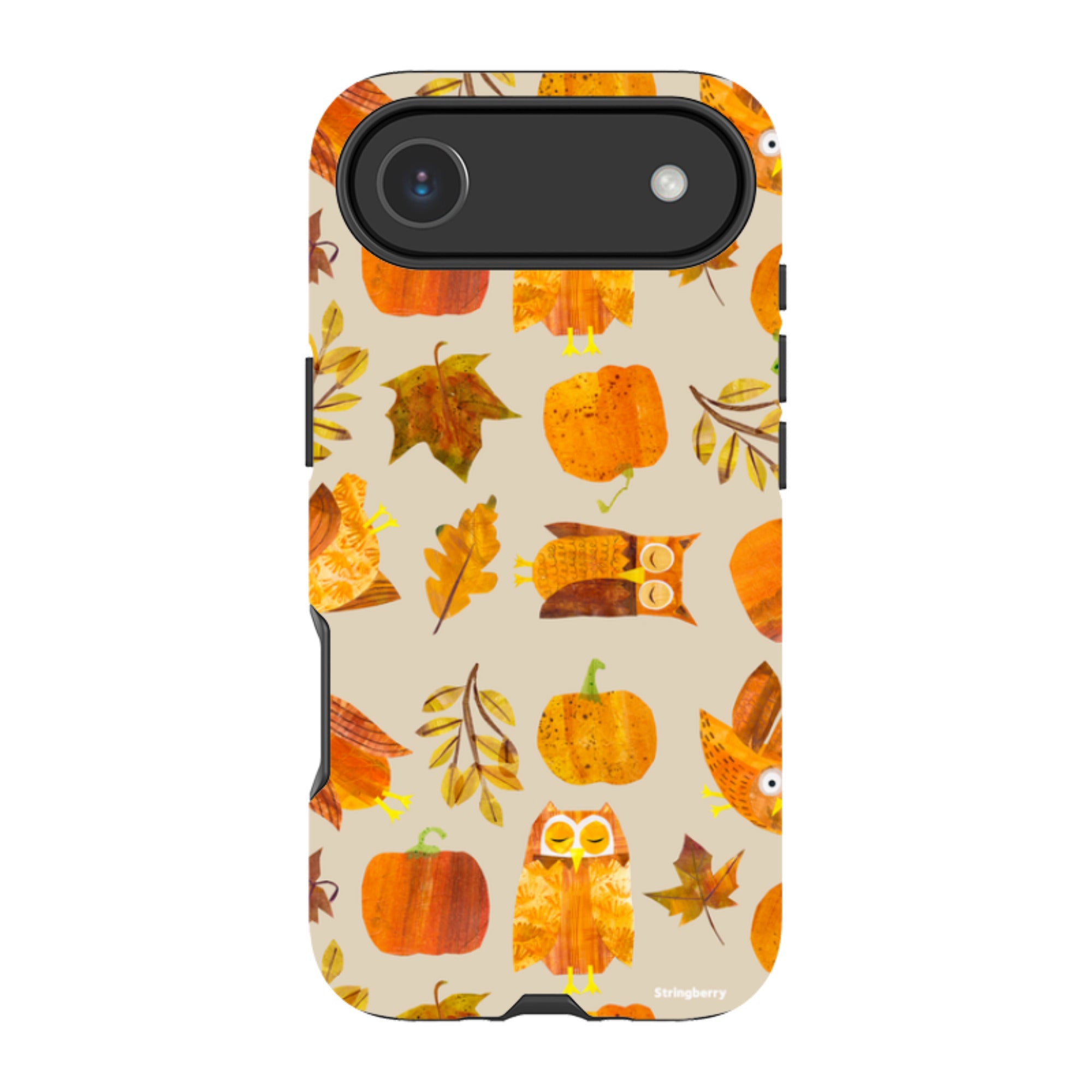 iPhone Tough Case - Pumpkins and Owls By Tracey English