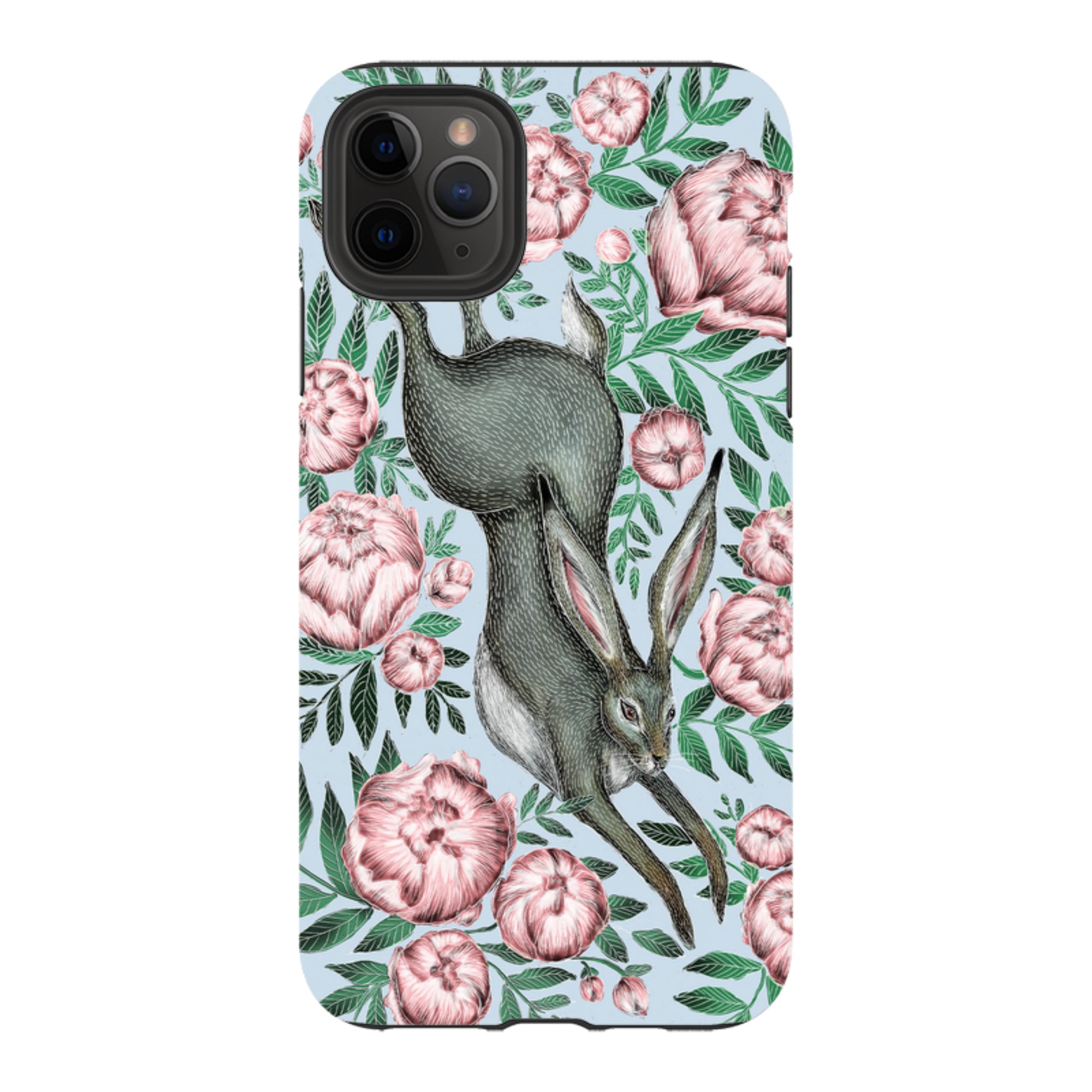 iPhone Tough Case - Hare And Peonies By Catherine Rowe