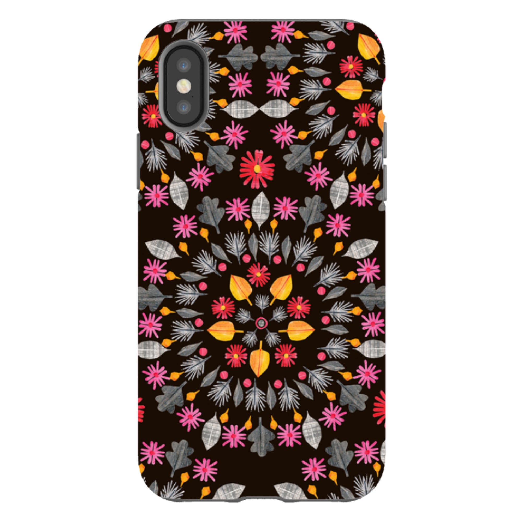 iPhone Tough Case - Autumn Mandala By Tracey English