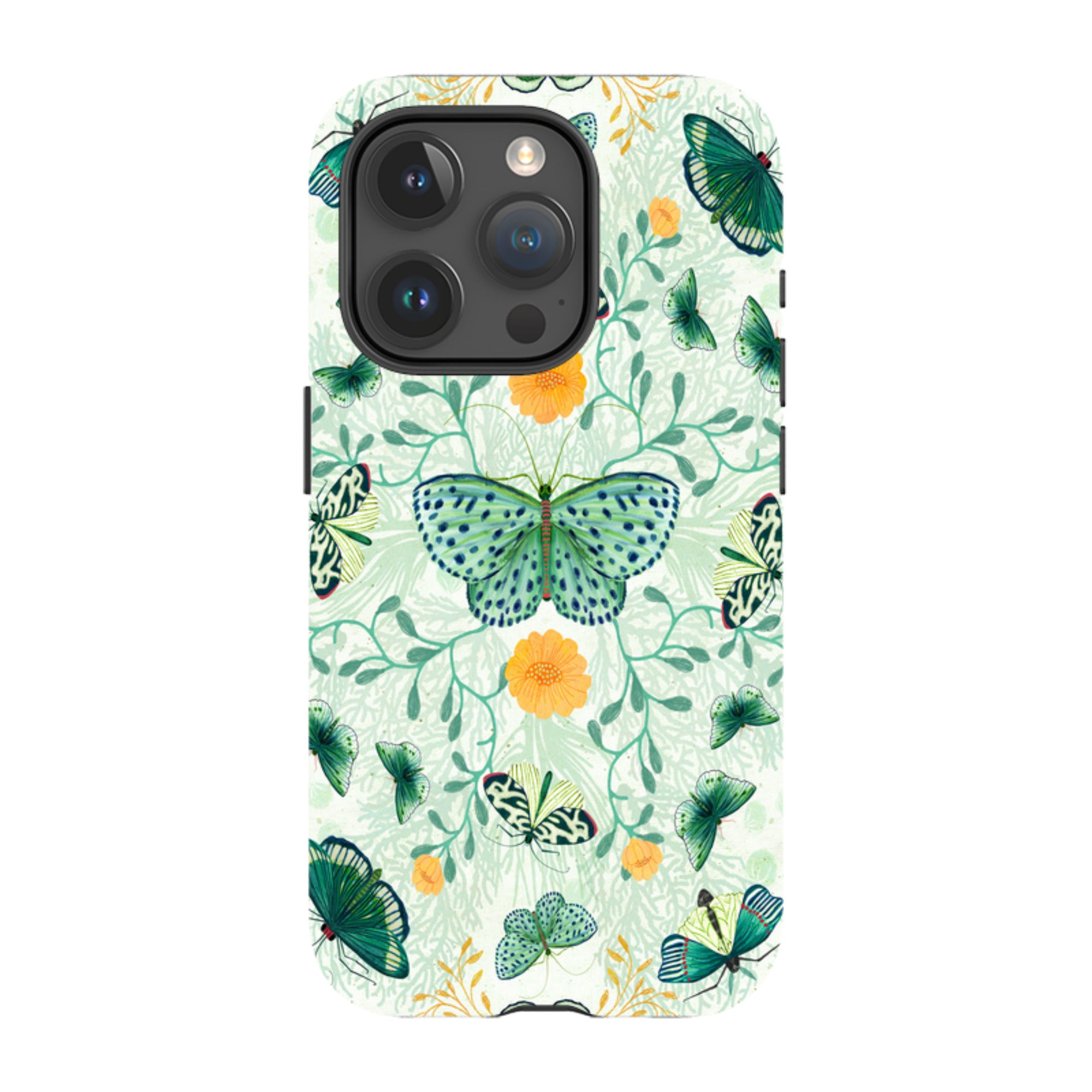 iPhone MagSafe Tough Case - Medium Moths 1 By Katherine Quinn