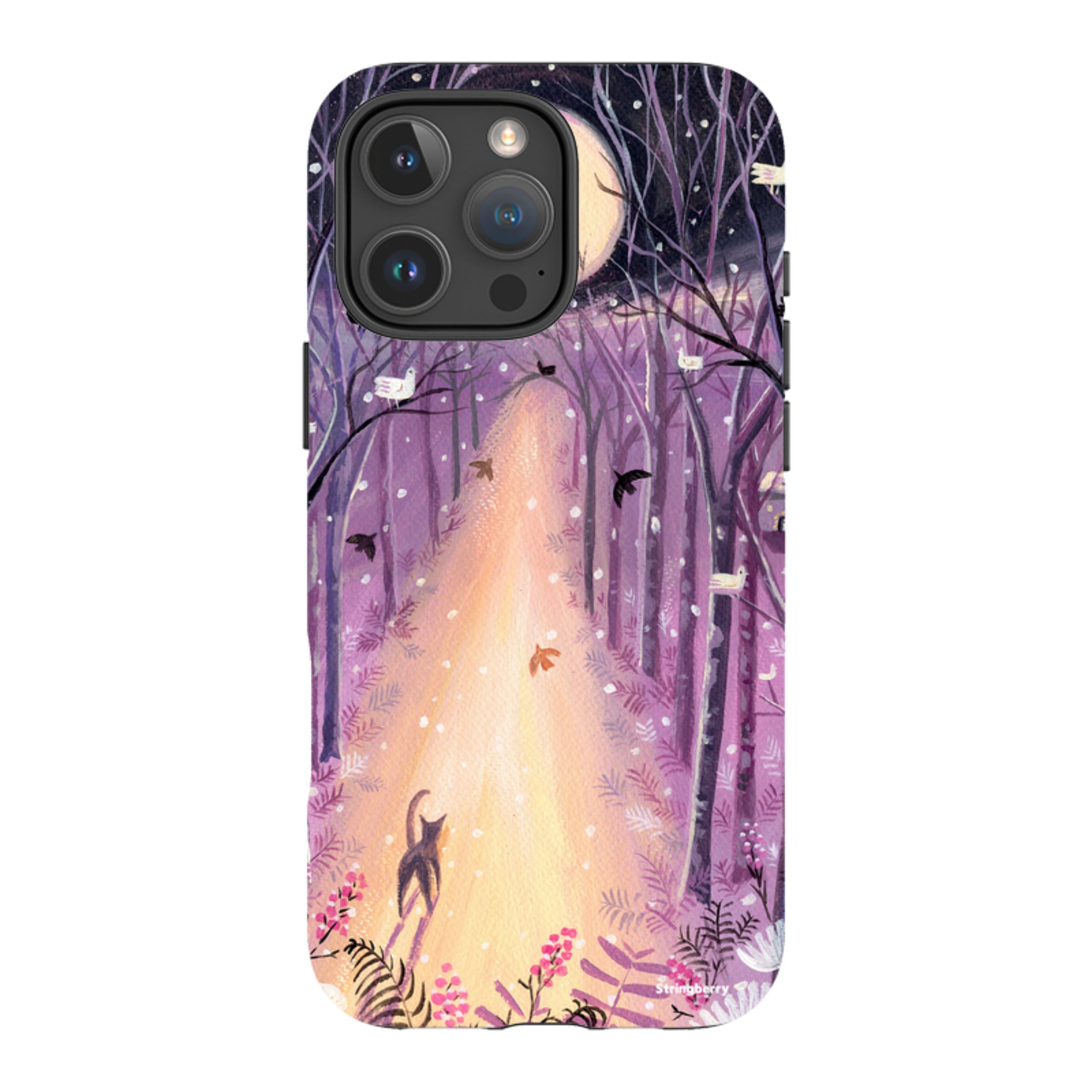 iPhone Tough Case - Forest Cat By Mary Stubberfield