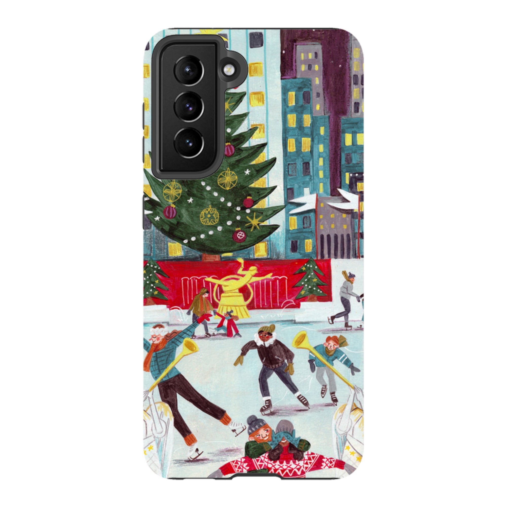 Samsung Tough Case - Xmas In New York By Caroline Bonne Muller