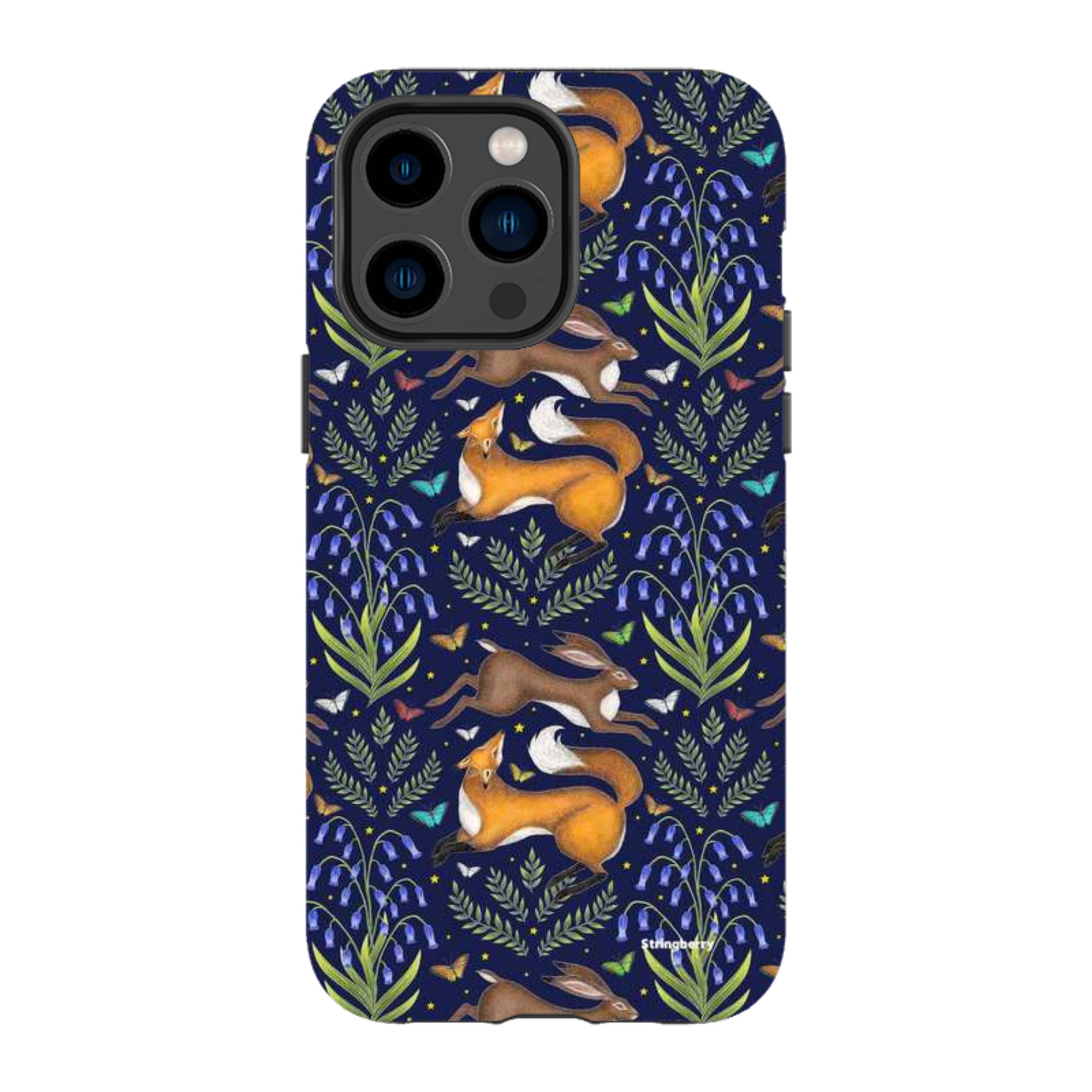 iPhone Tough Case - Fox And Hare By Catherine Rowe