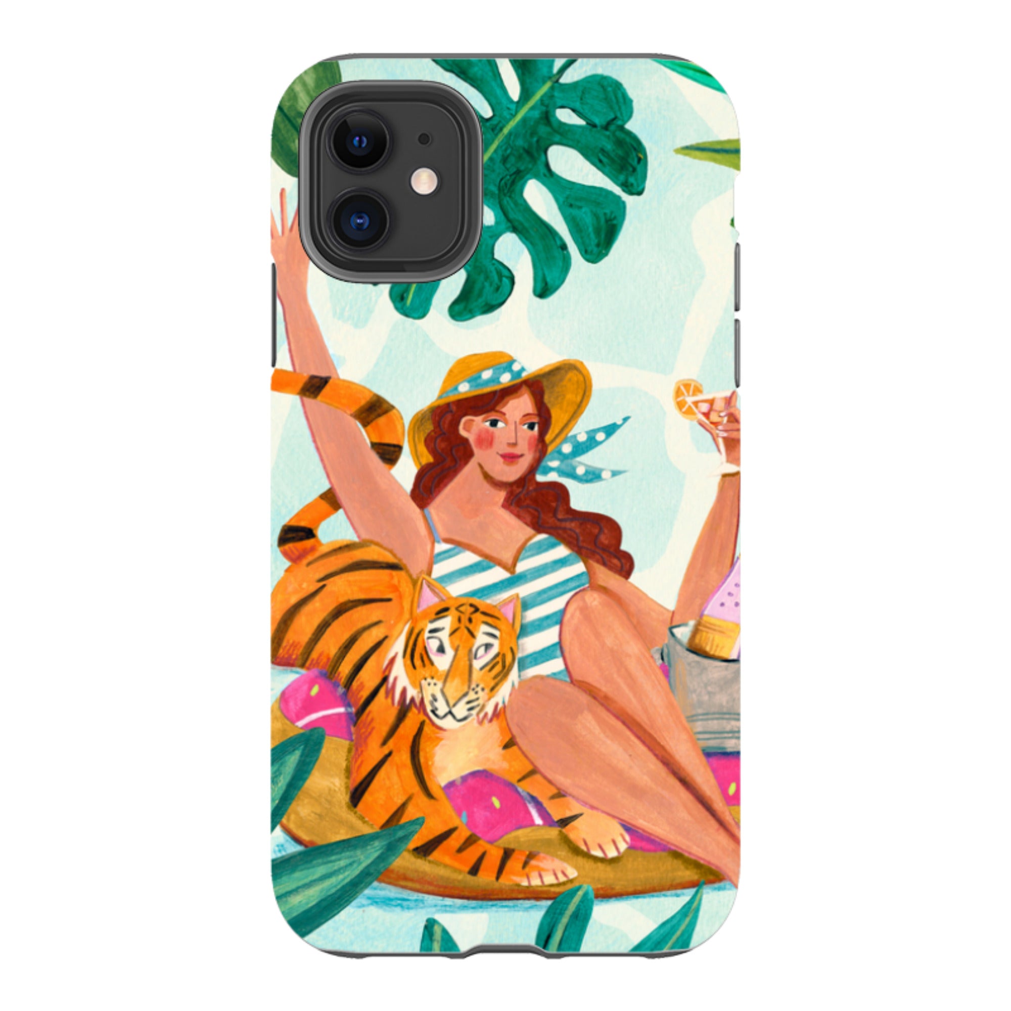 iPhone Tough Case - Pool By Caroline Bonne Muller