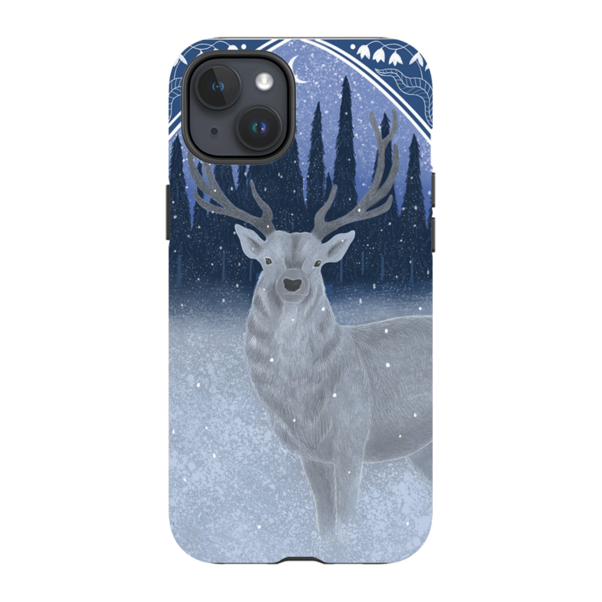 iPhone Tough Case - Winter Stag By Bex Parkin