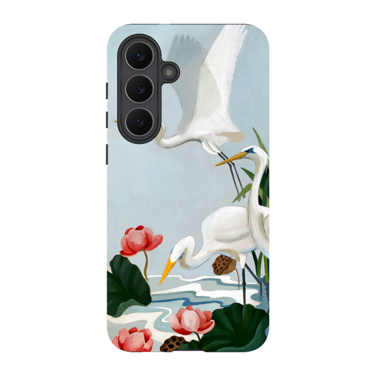 Samsung Tough Case - Egrets And Lillie's By Bex Parkin
