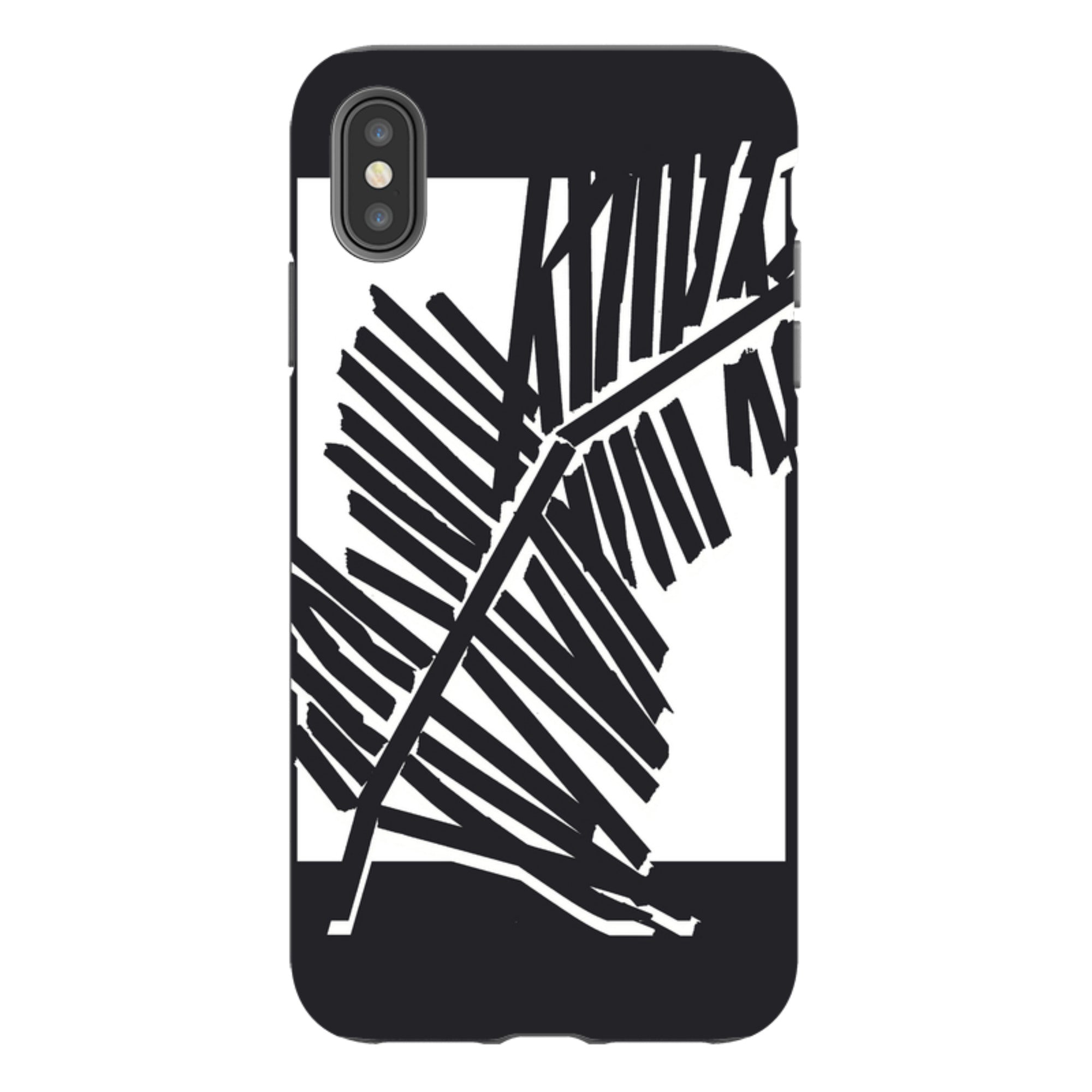 iPhone Tough Case - Palm Moon Silhouette By Kitty Joseph