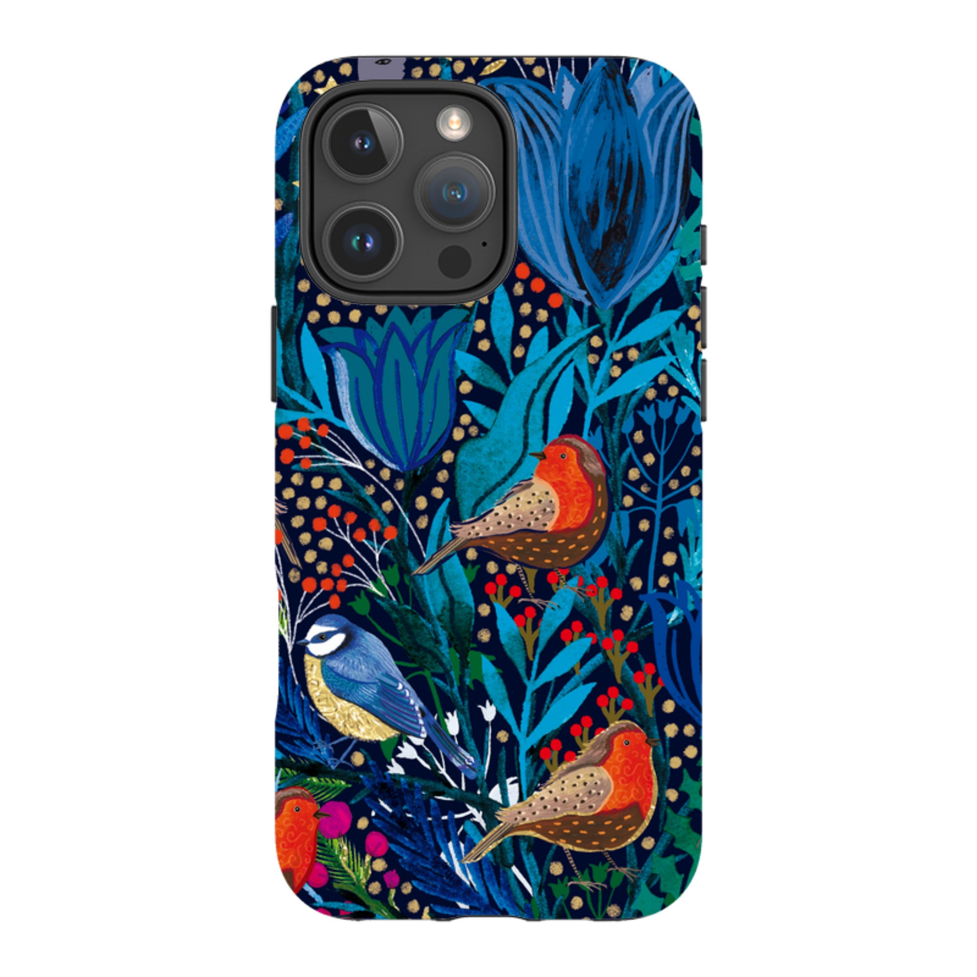 iPhone MagSafe Tough Case - Xmas Robin IV By Emma Frances Grant