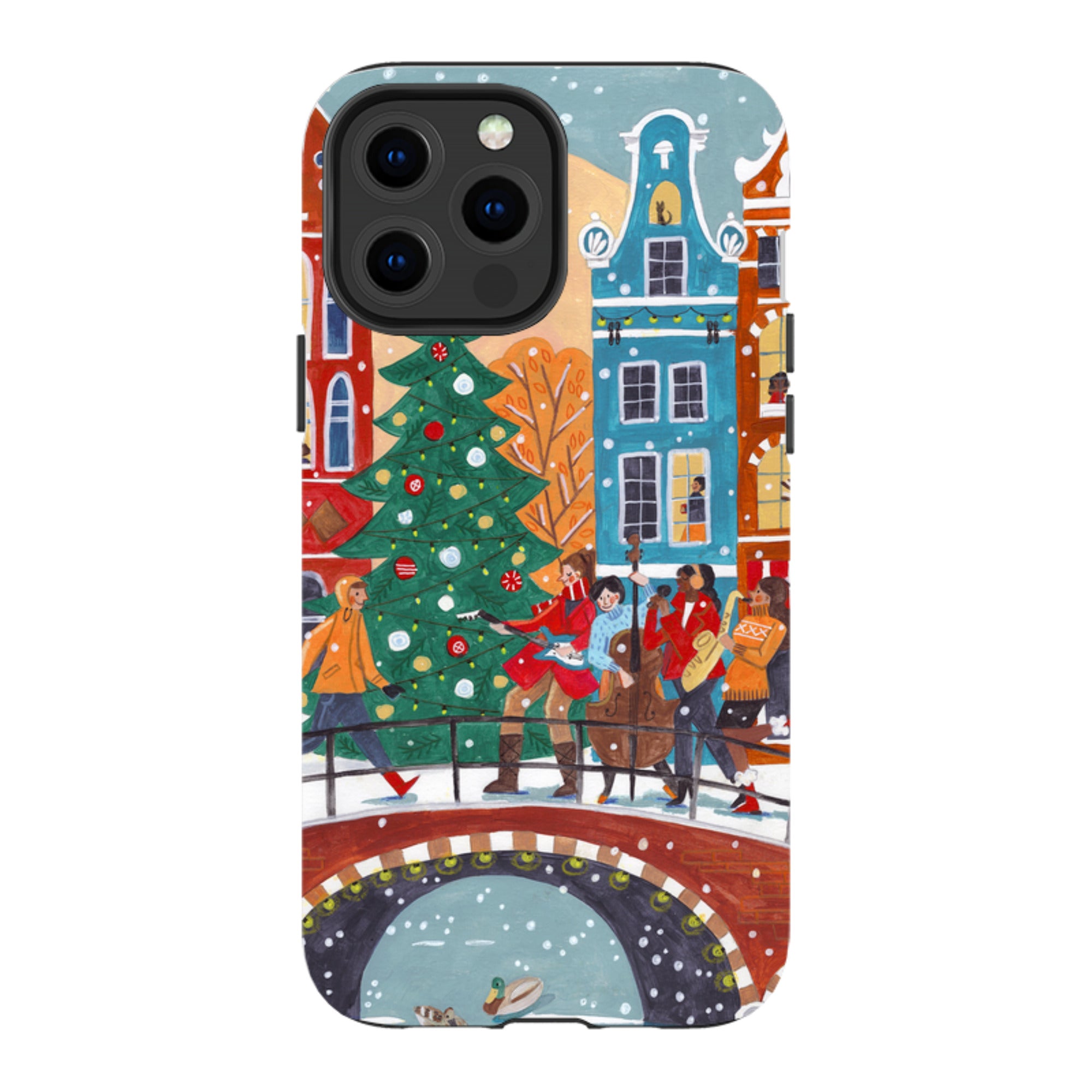 iPhone MagSafe Tough Case - Christmas Music Amsterdam By Caroline Bonne Muller