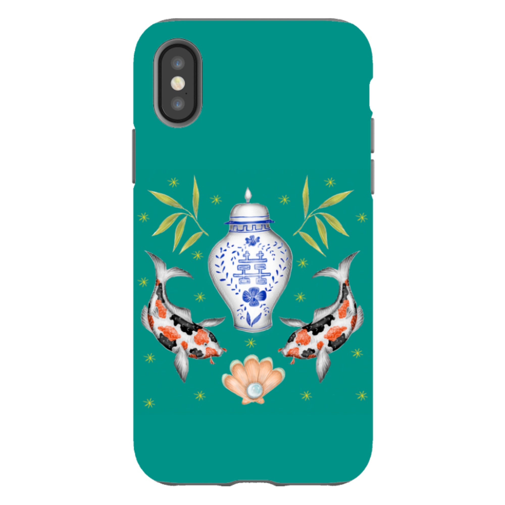 iPhone Tough Case - Koi Carp By Catherine Rowe
