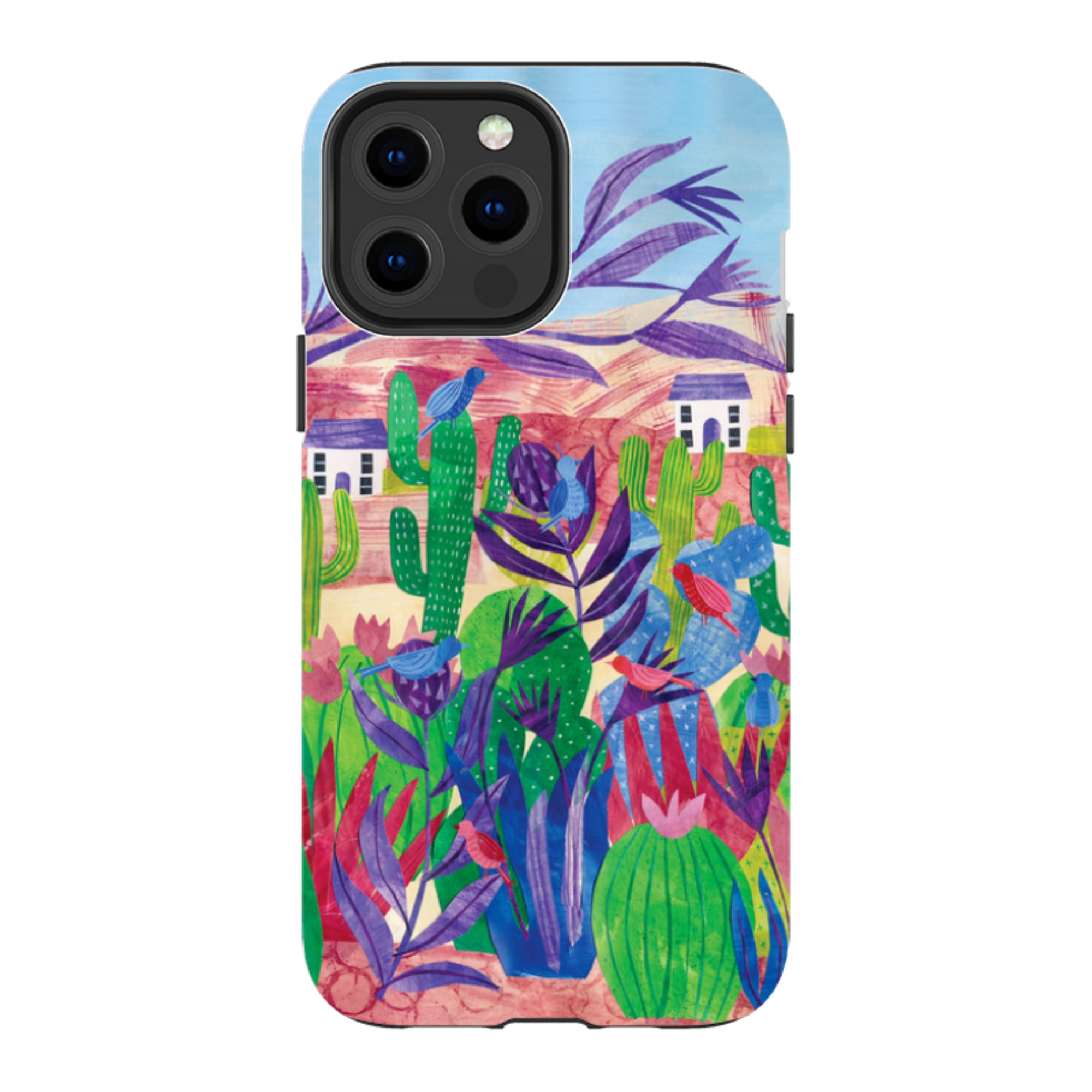 iPhone MagSafe Tough Case - Desert Cactus By Tracey English