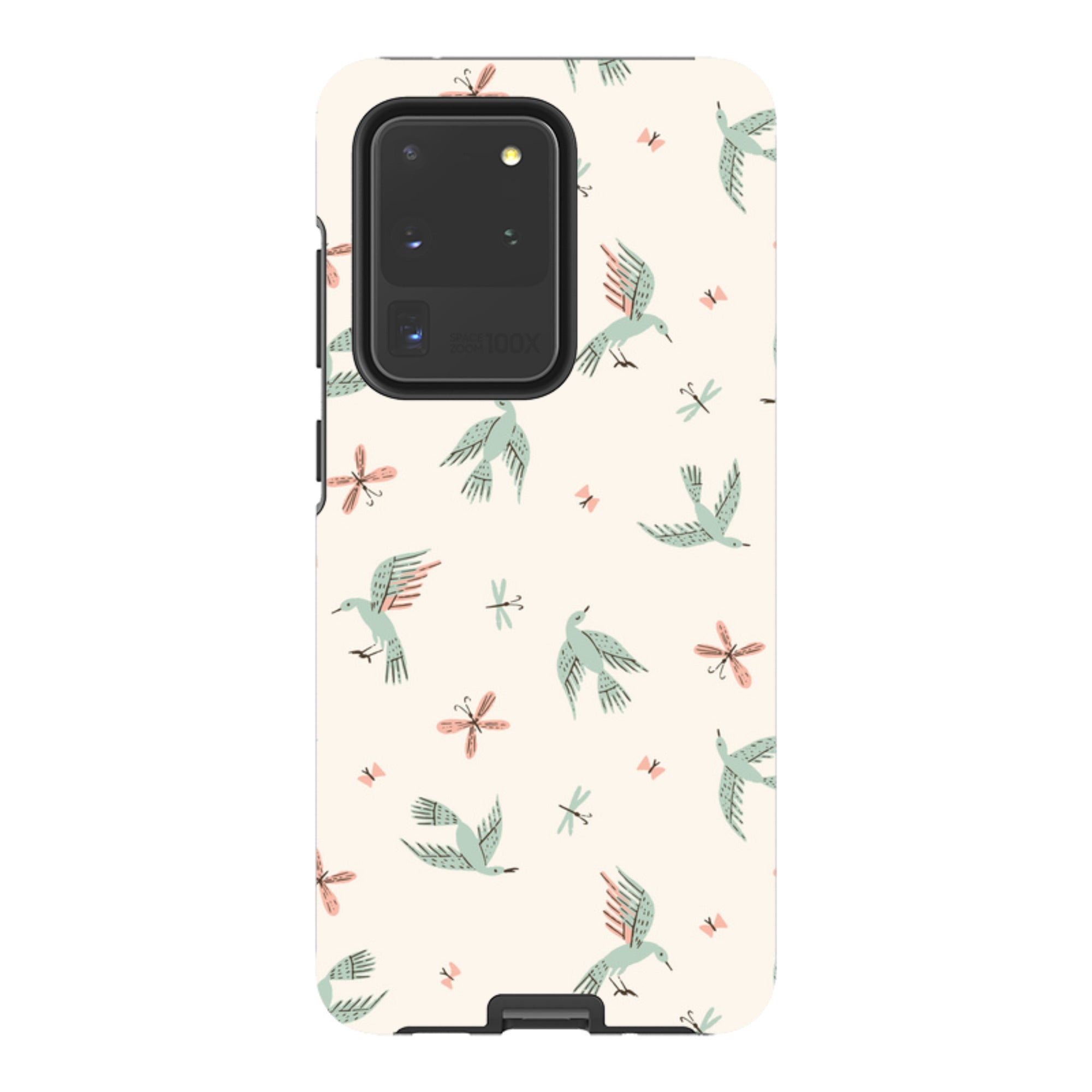 Samsung Tough Case - Birds And Butterflies Cream By Meghann Rader