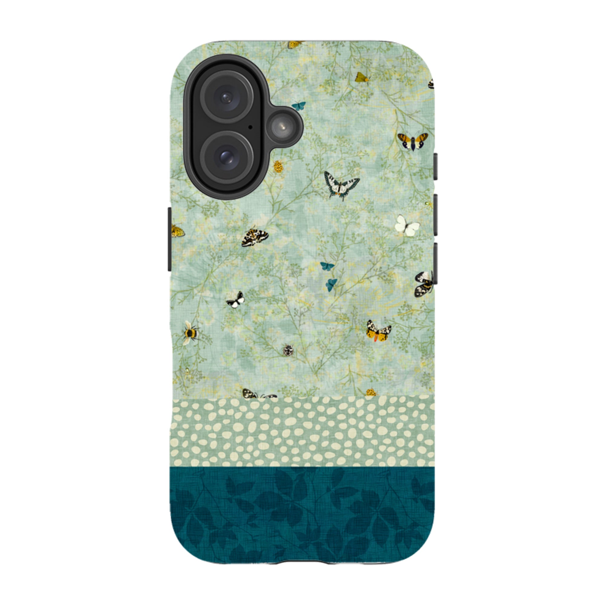 iPhone MagSafe Tough Case - Chinoiserie Garden Soft Sage 2 By Katherine Quinn