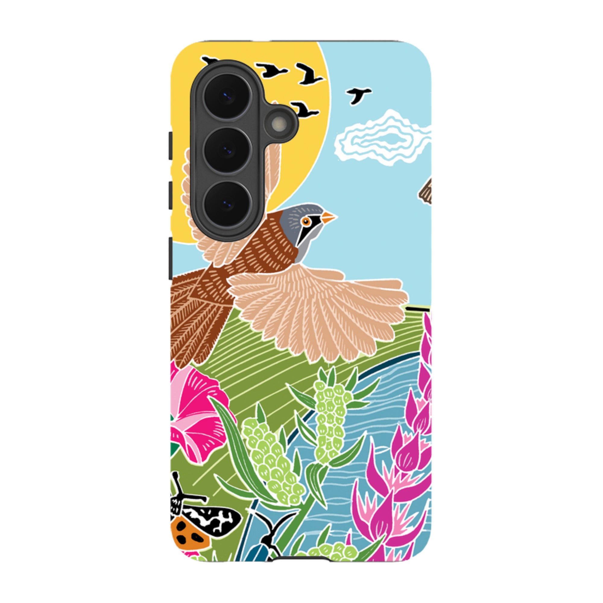 Samsung Tough Case - Bearded Tits By Kate Heiss