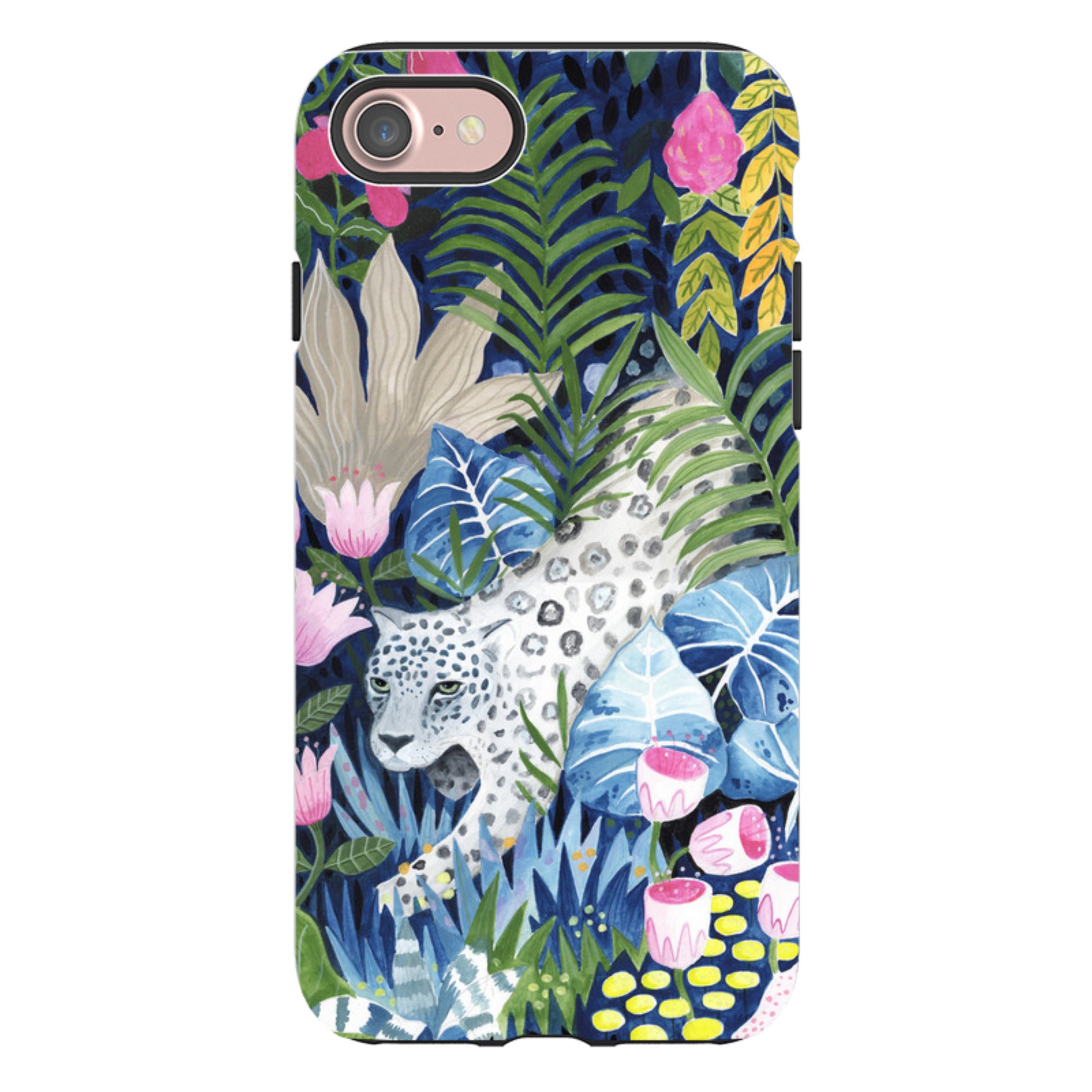 iPhone Tough Case - Prowling Leopard By Bex Parkin