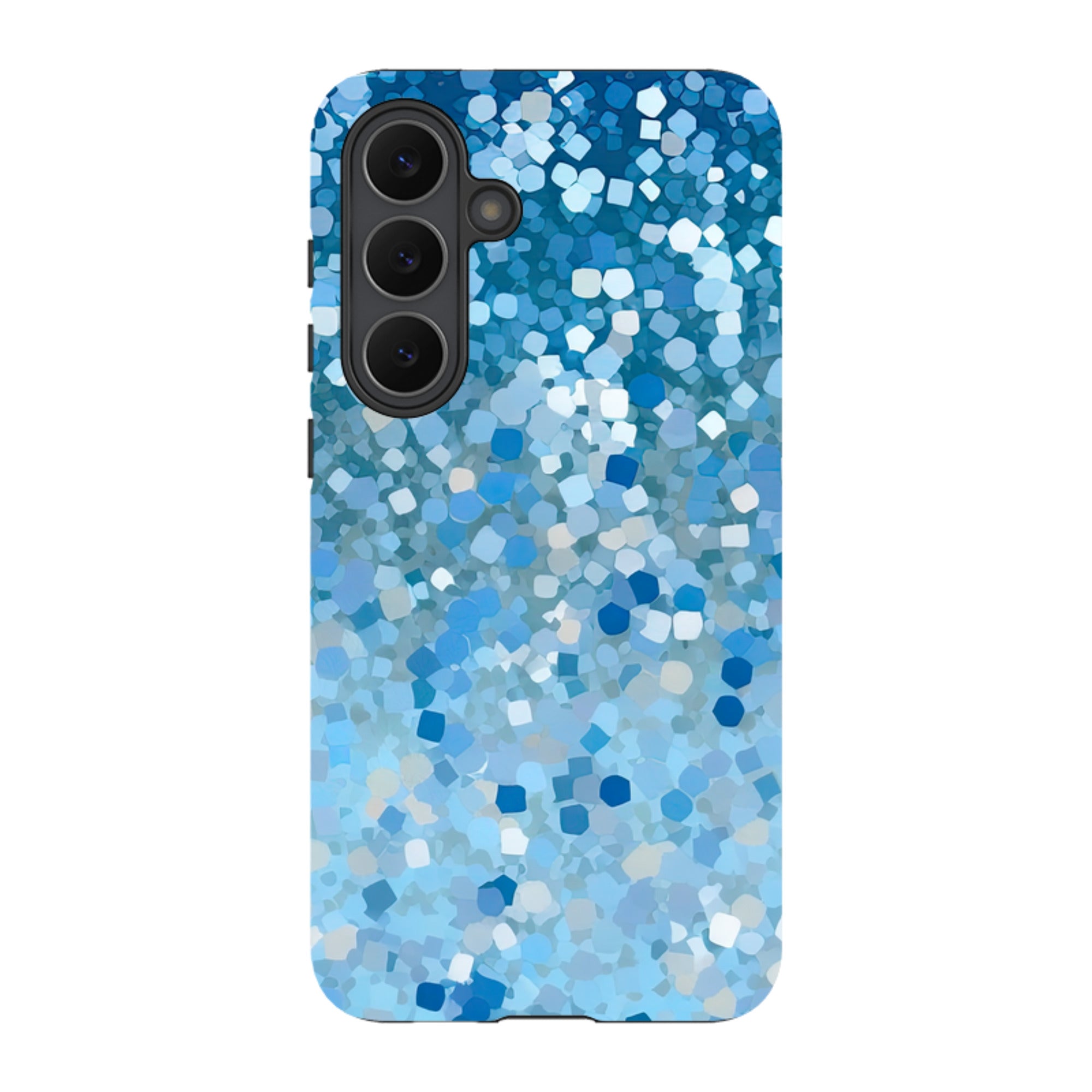 Samsung Tough Case - Blue Glitter II (Case Does Not Glitter)