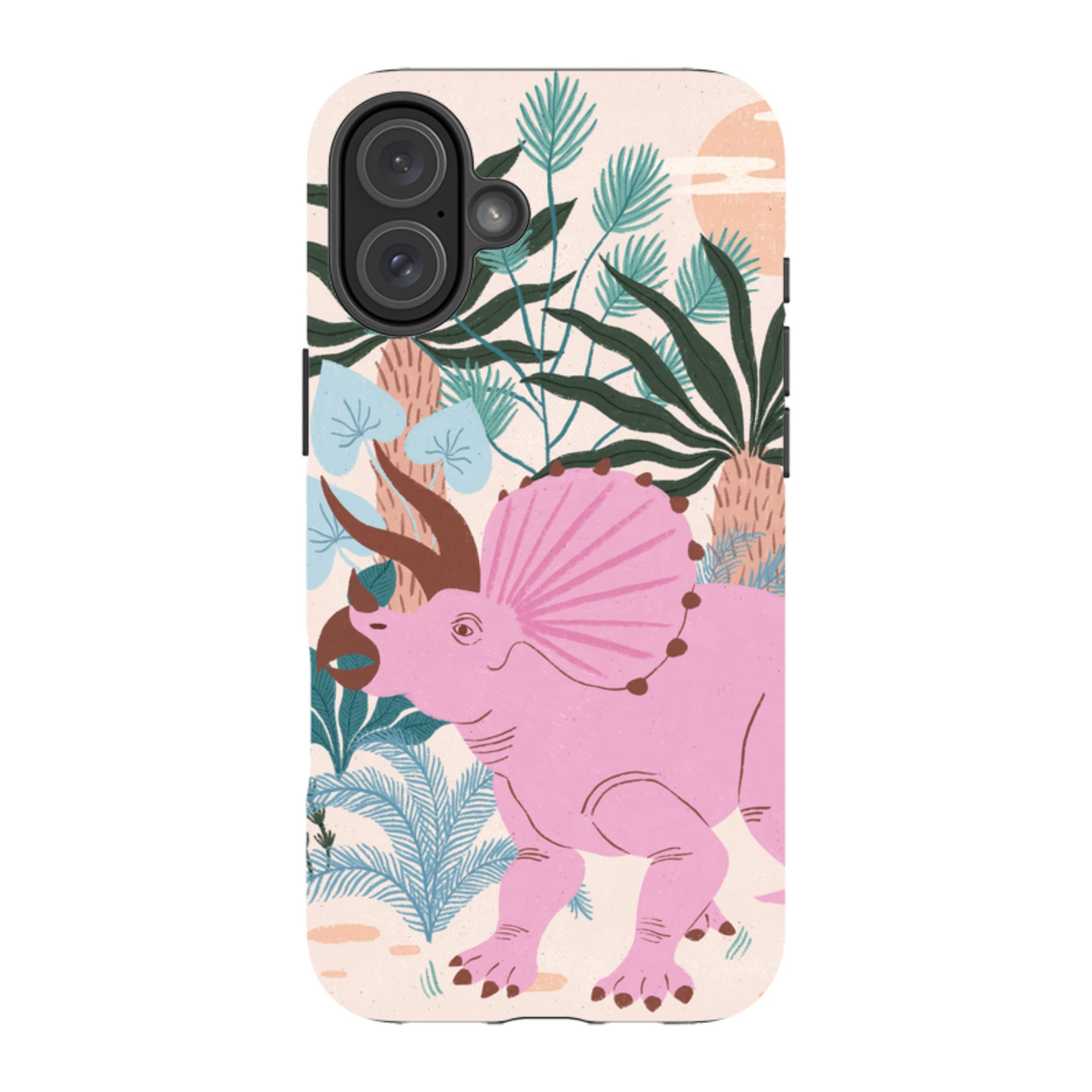 iPhone MagSafe Tough Case - Triceraptops By Meghann Rader
