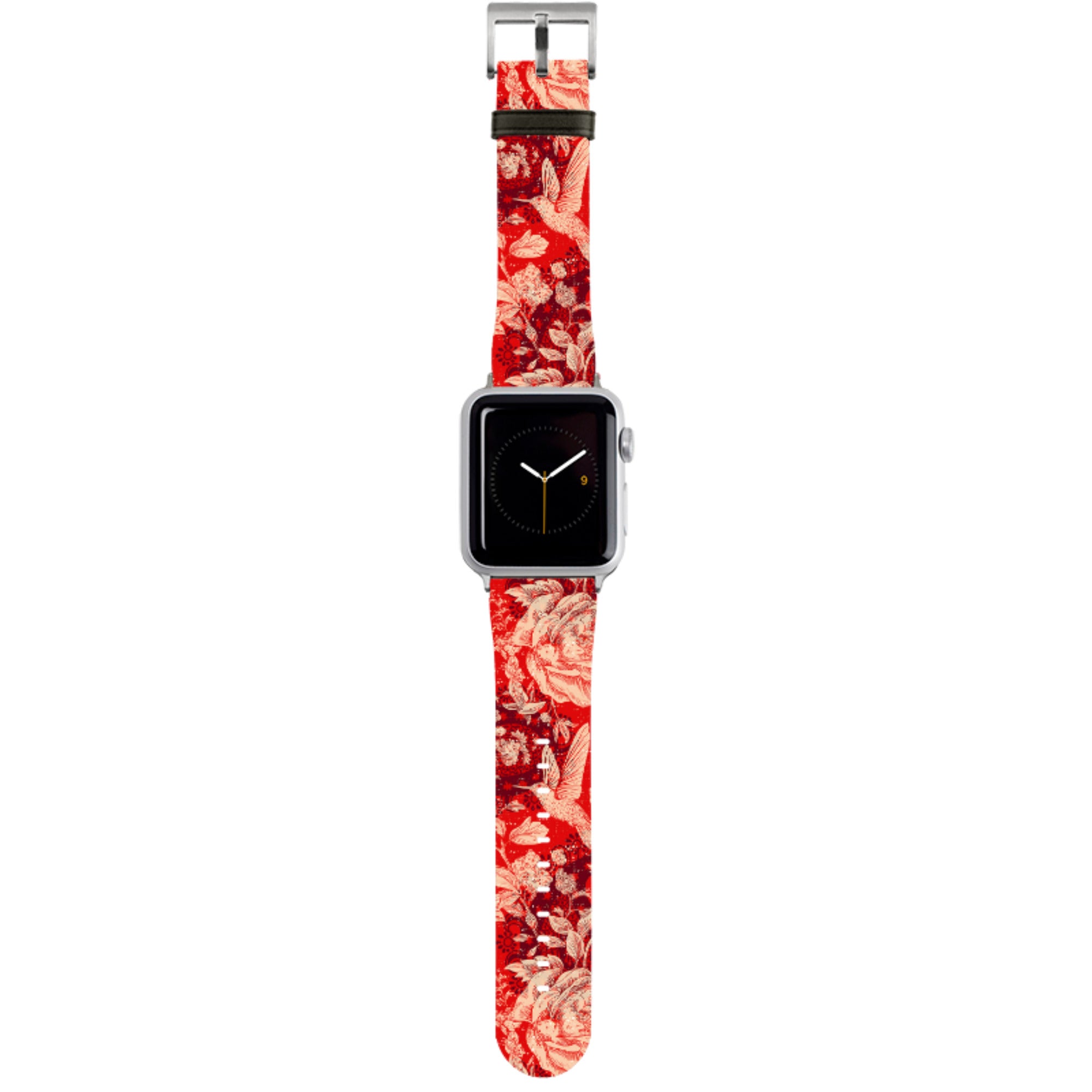 Red Peonies Apple Watch Strap