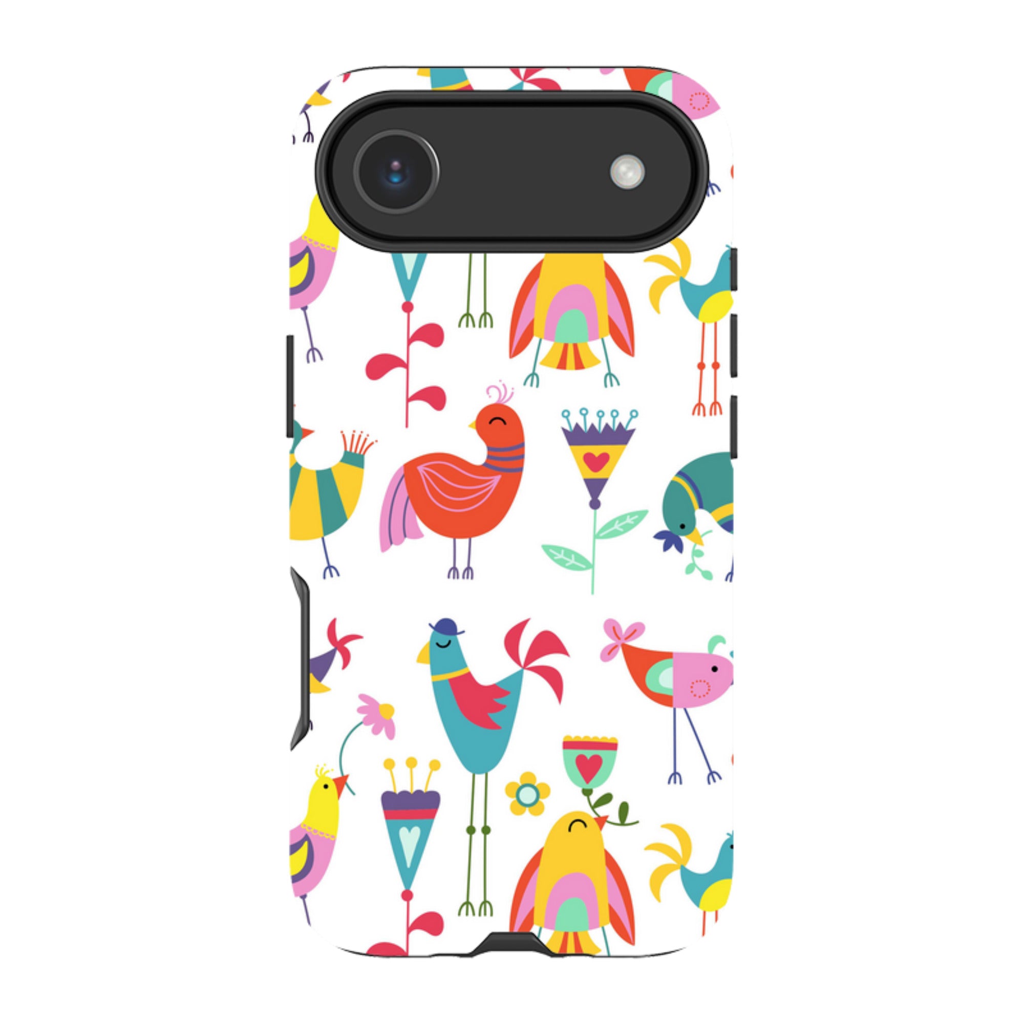 iPhone Tough Case - Folky Birds By Suzy Taylor