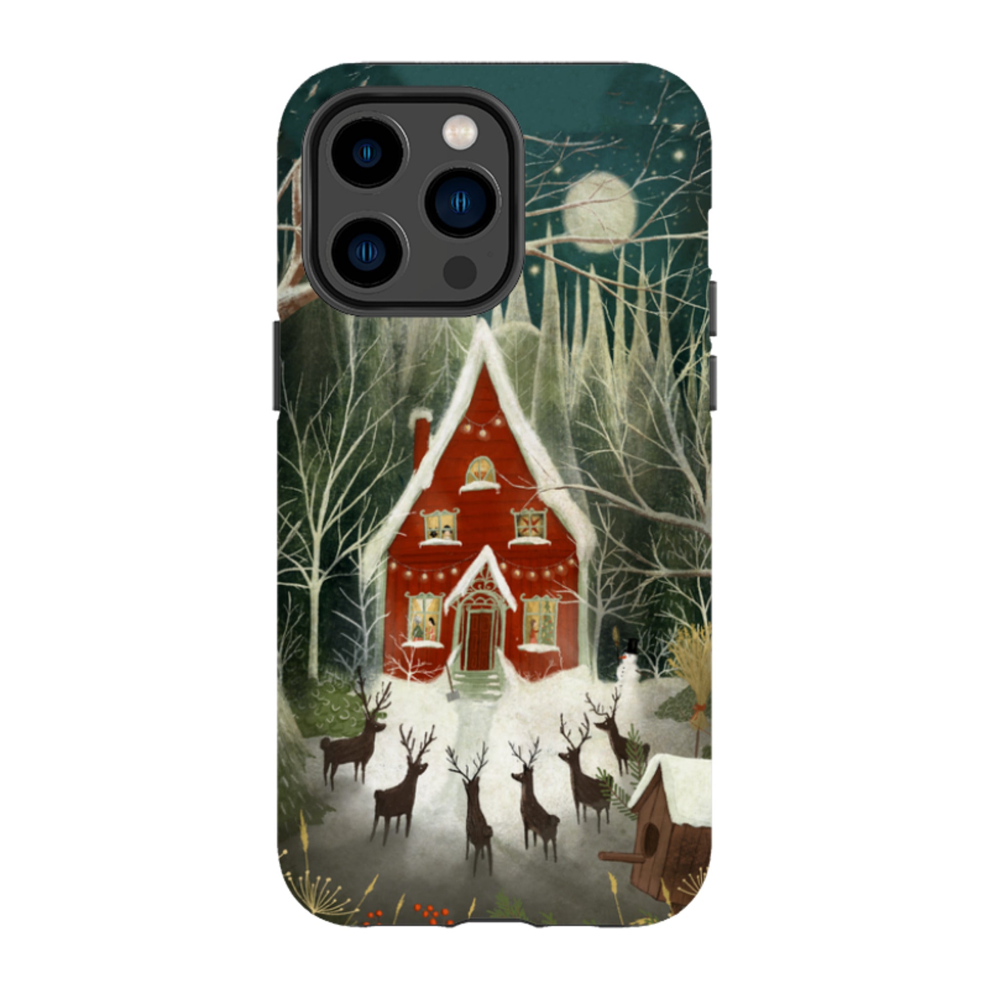 iPhone Tough Case -Christmas Garden Night By Maja Lindberg