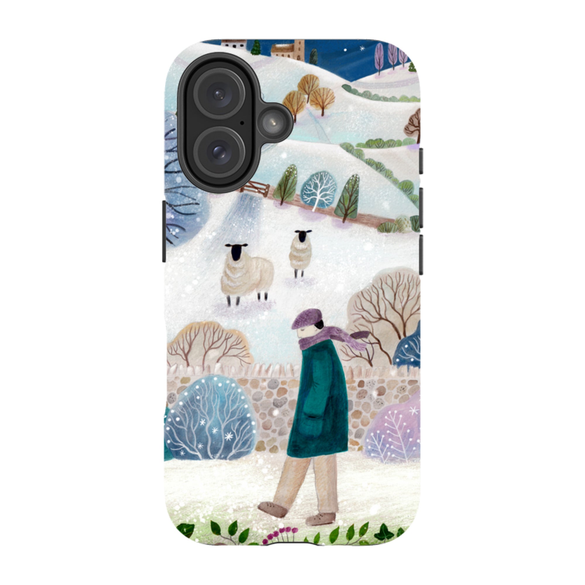 iPhone Tough Case - Across Snowy Fields By Bex Parkin