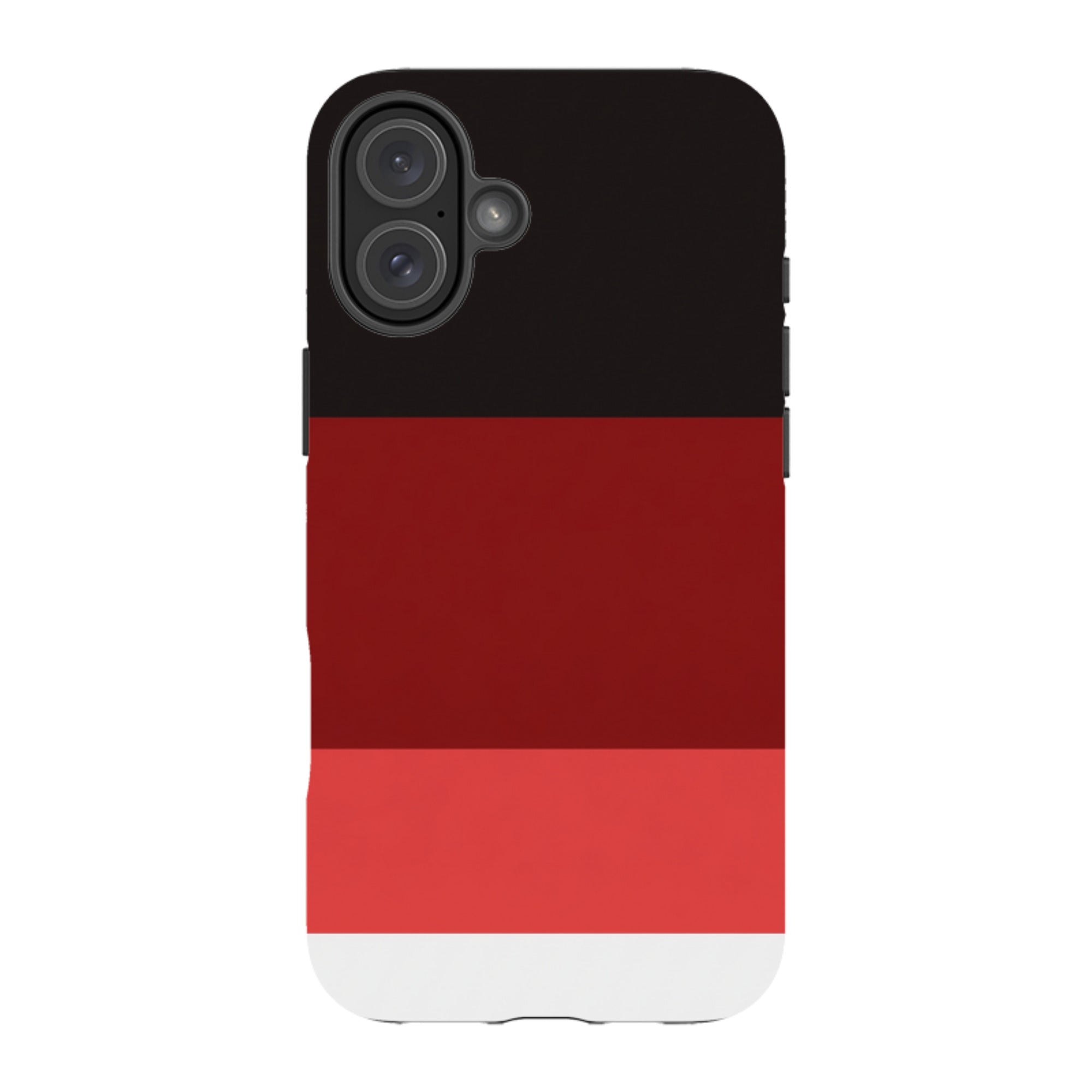 iPhone Tough Case - Crimson and Black Gradient