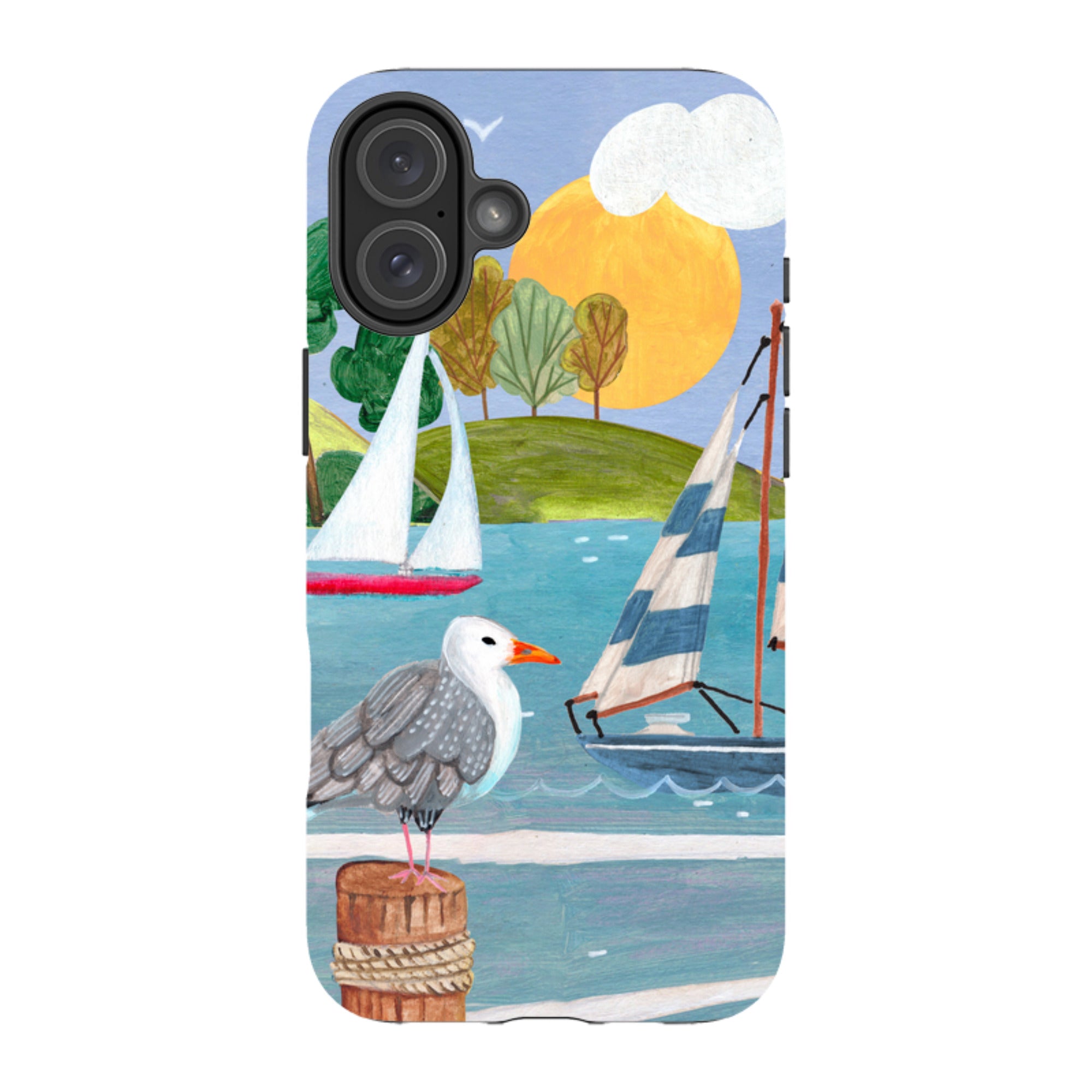 iPhone MagSafe Tough Case -  Sailing By Caroline Bonne Muller