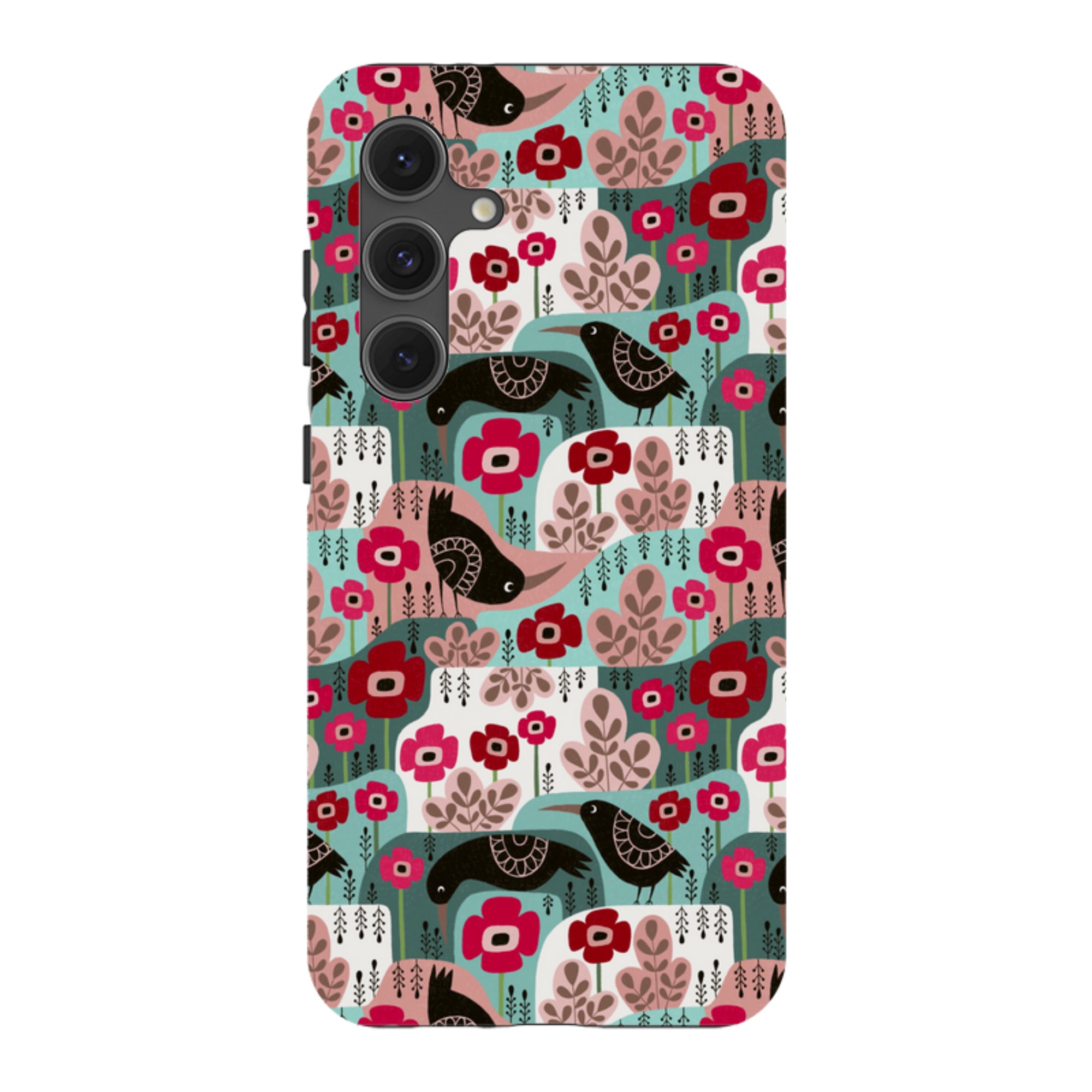 Samsung Tough Case - Poppies And Crow By Suzy Taylor