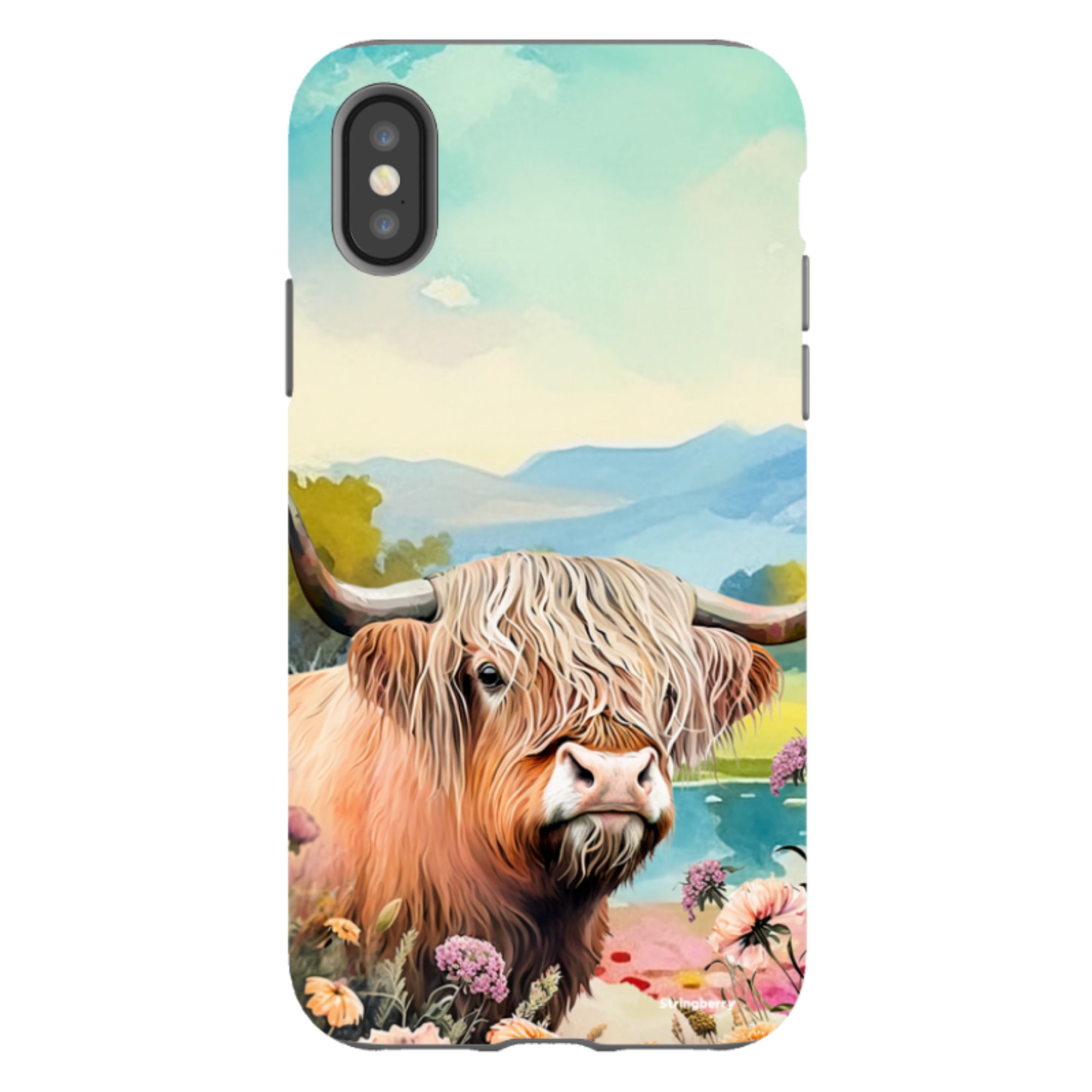 iPhone Tough Case - Highland Cow I