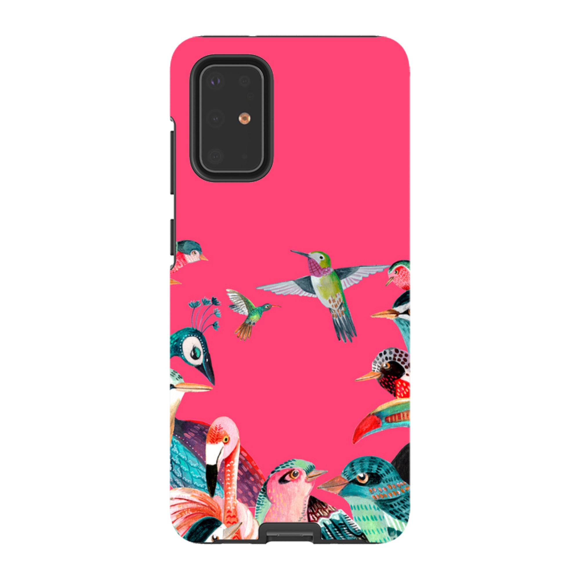 Samsung Tough Case - Pink Birds By Caroline Bonne Muller