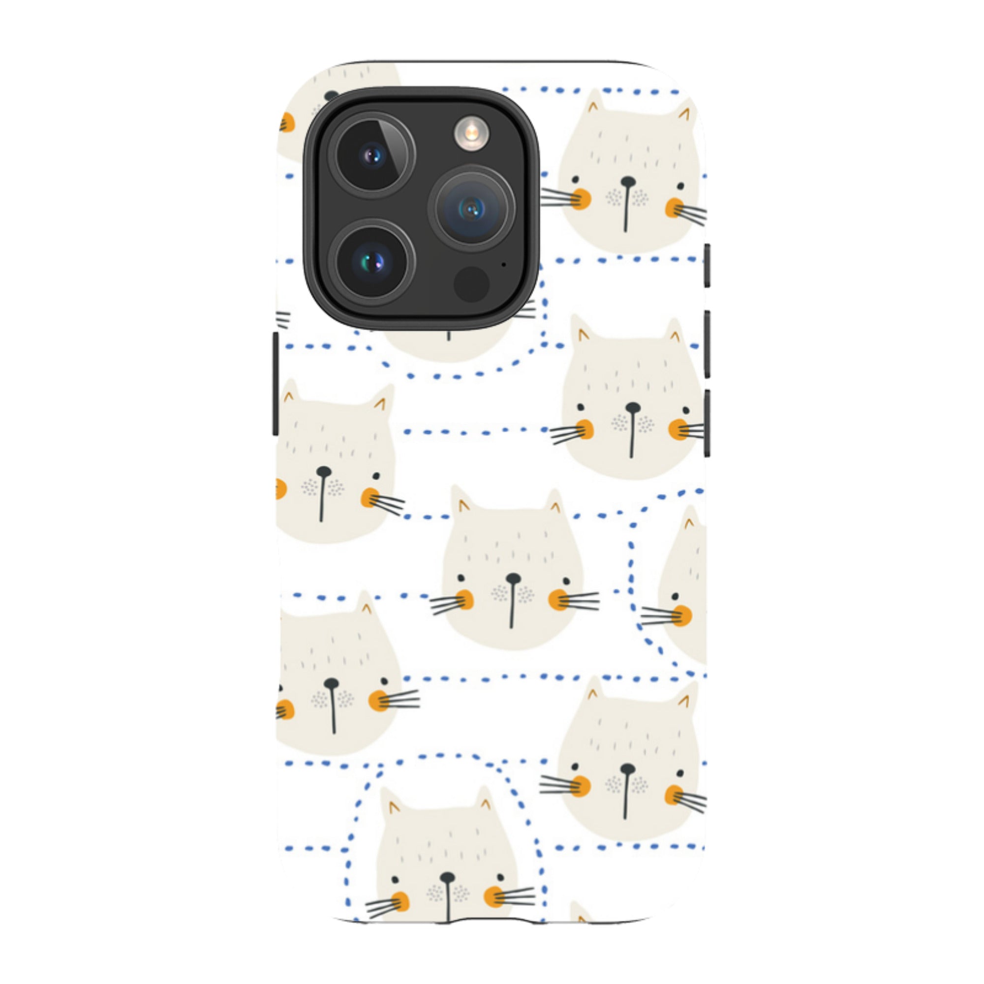 iPhone MagSafe Tough Case - Cat Tiles