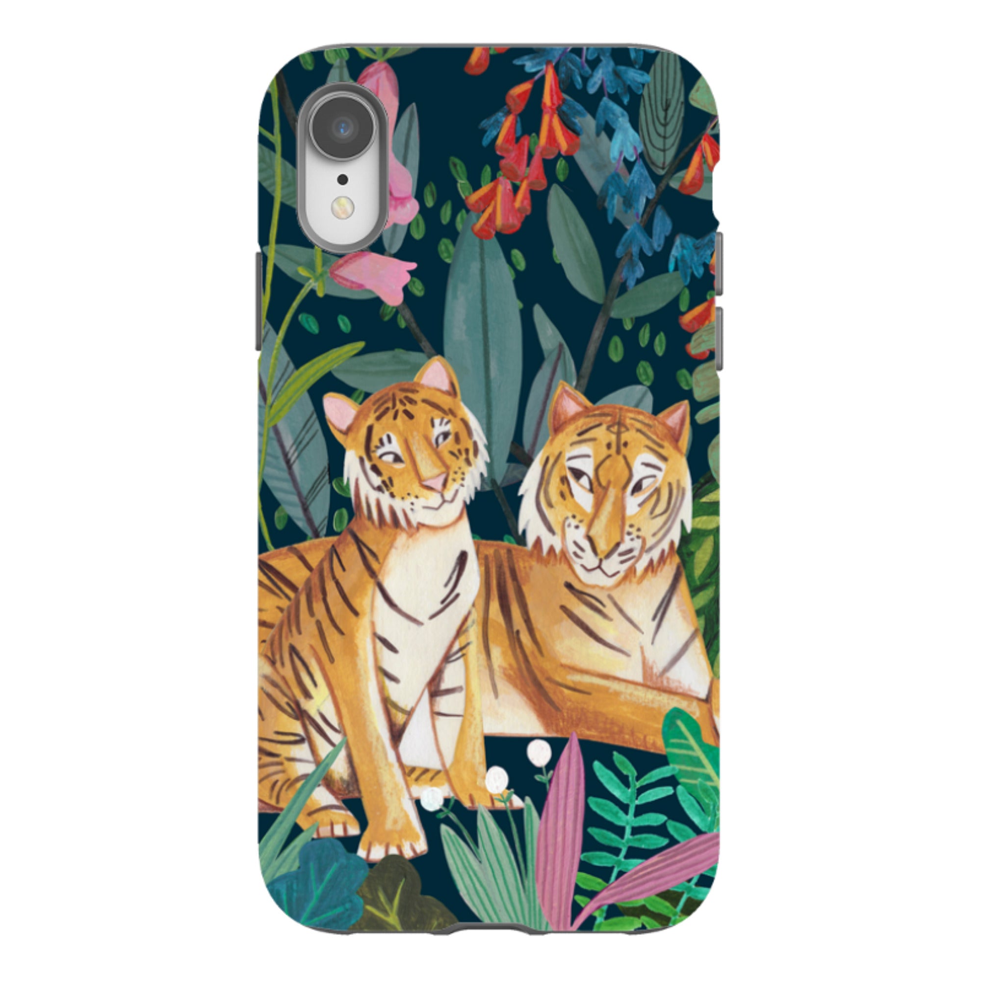 iPhone Tough Case - Tiger By Caroline Bonne Muller