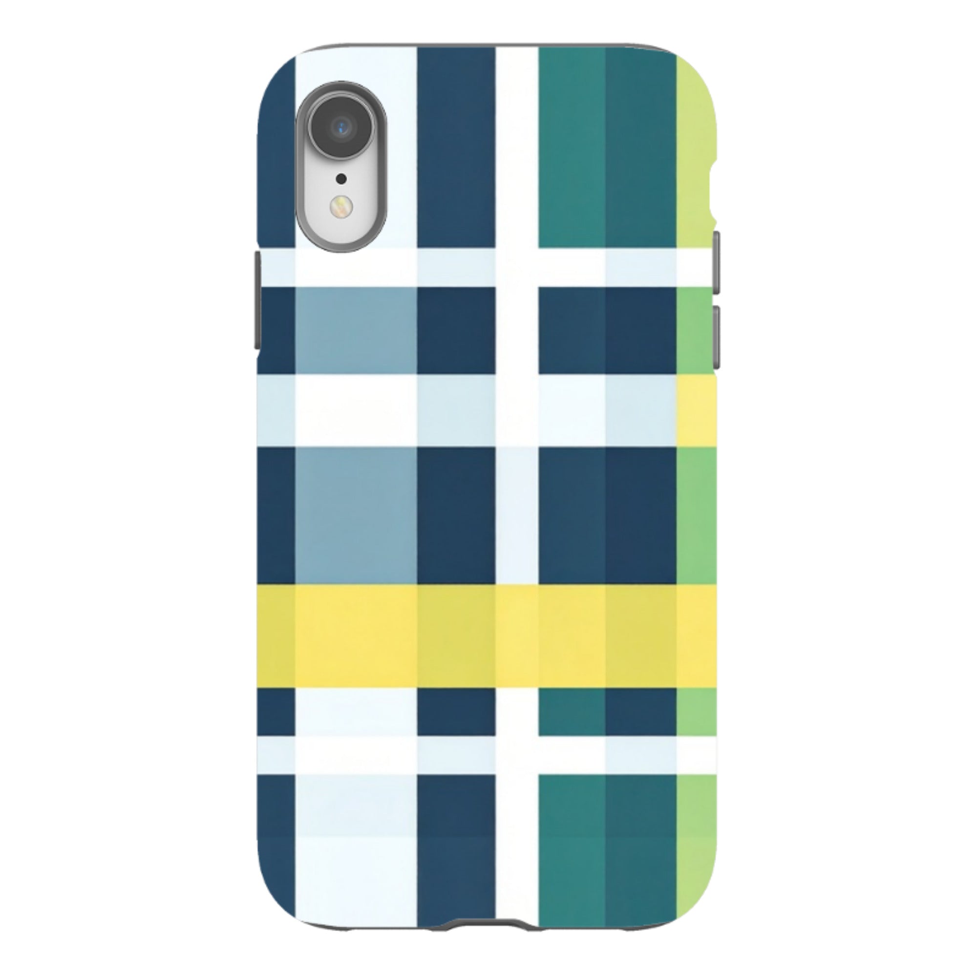 iPhone Tough Case - Forest Gingham