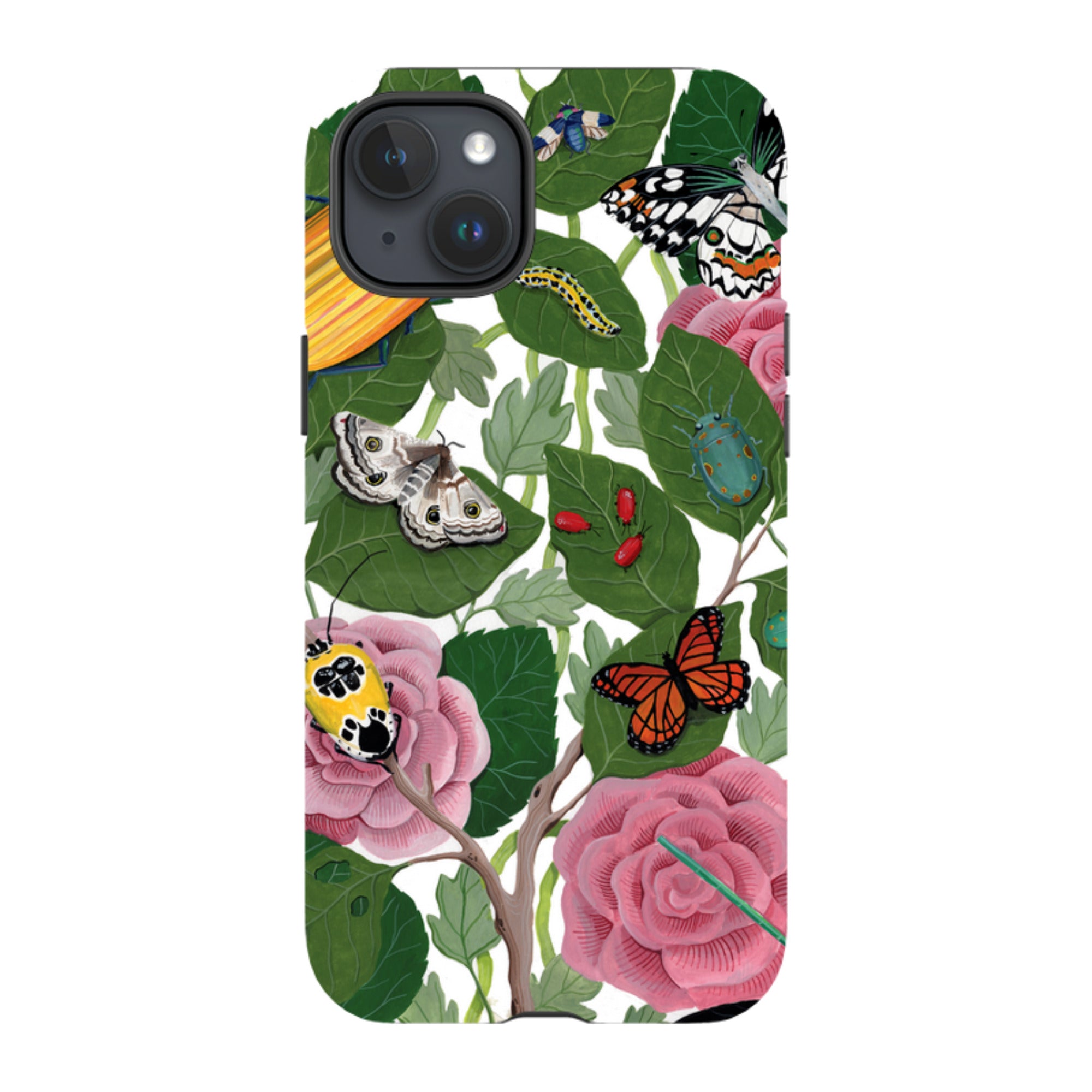 iPhone Tough Case - Butterflies And Beatles By Bex Parkin