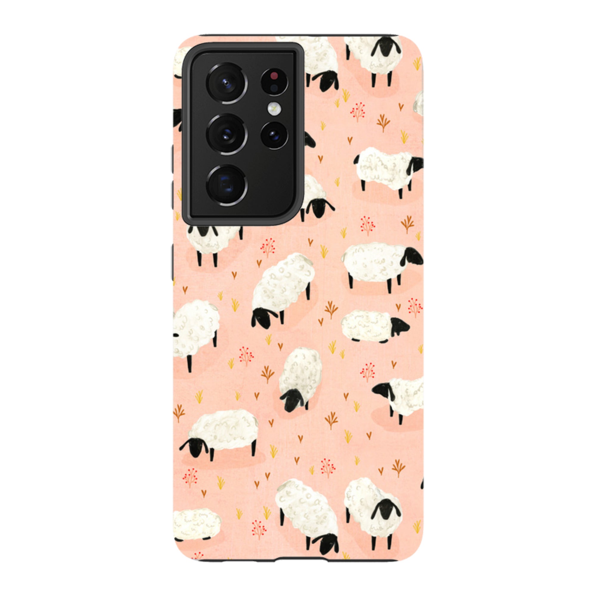 Samsung Tough Case - Sheep Pink By Katherine Quinn
