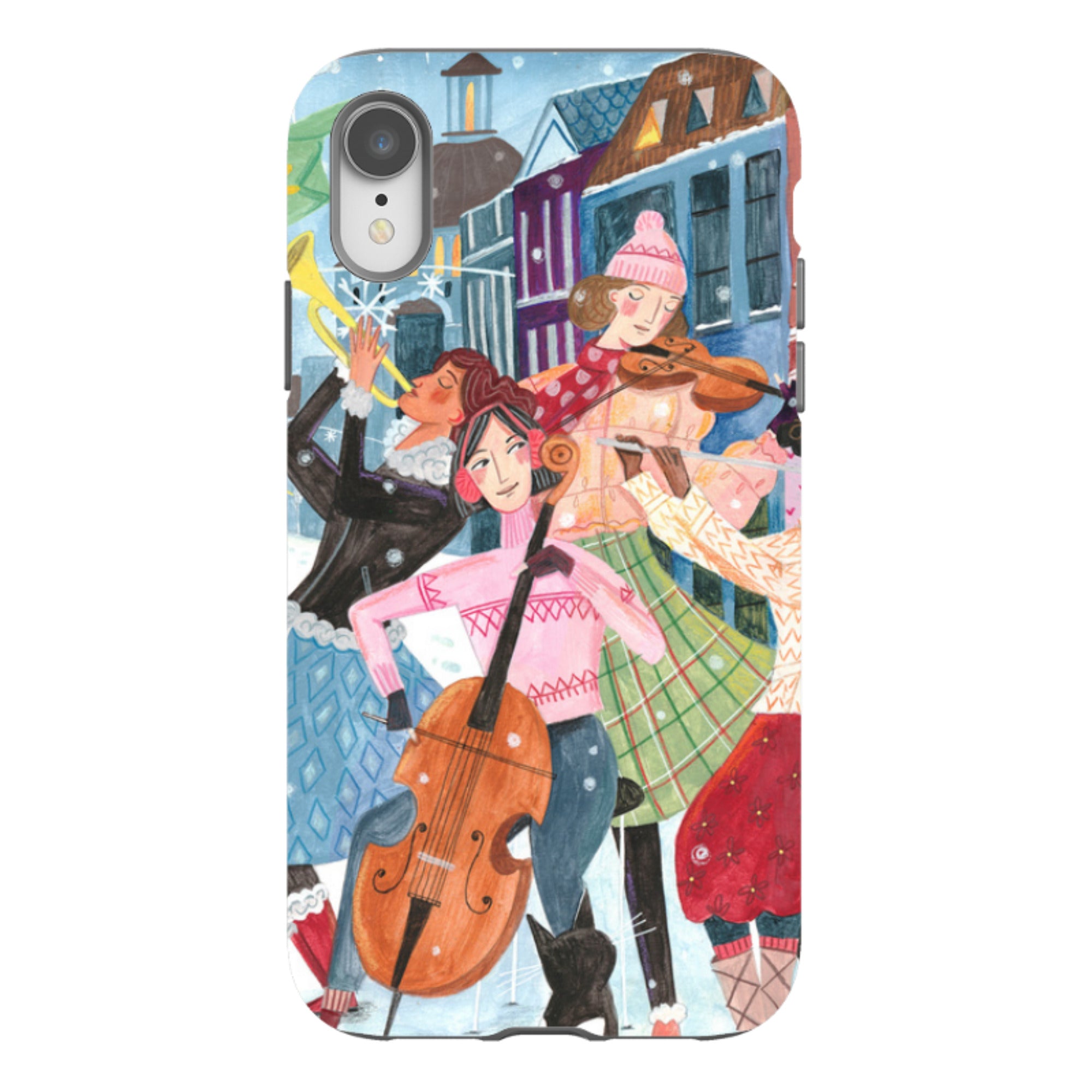 iPhone Tough Case - Musical Winter By Caroline Bonne Muller