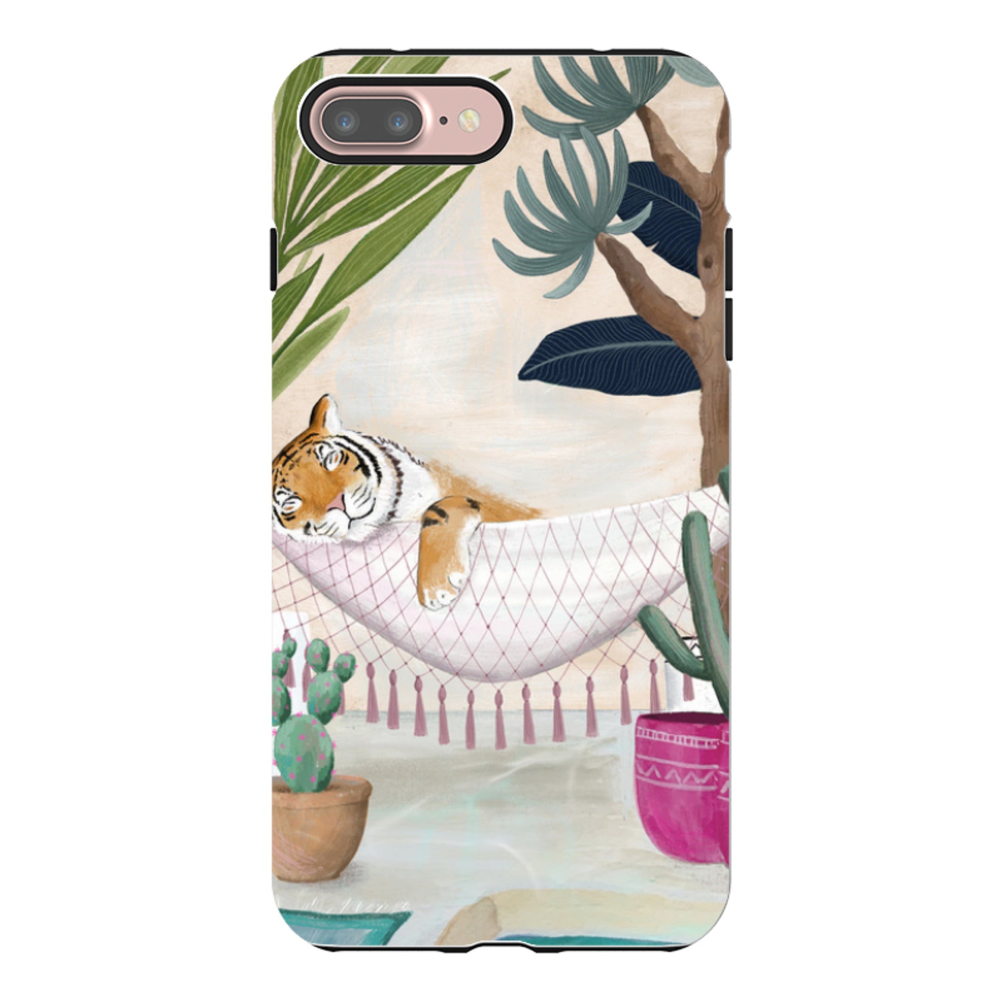 iPhone Tough Case - Tiger Hammock By Bex Parkin