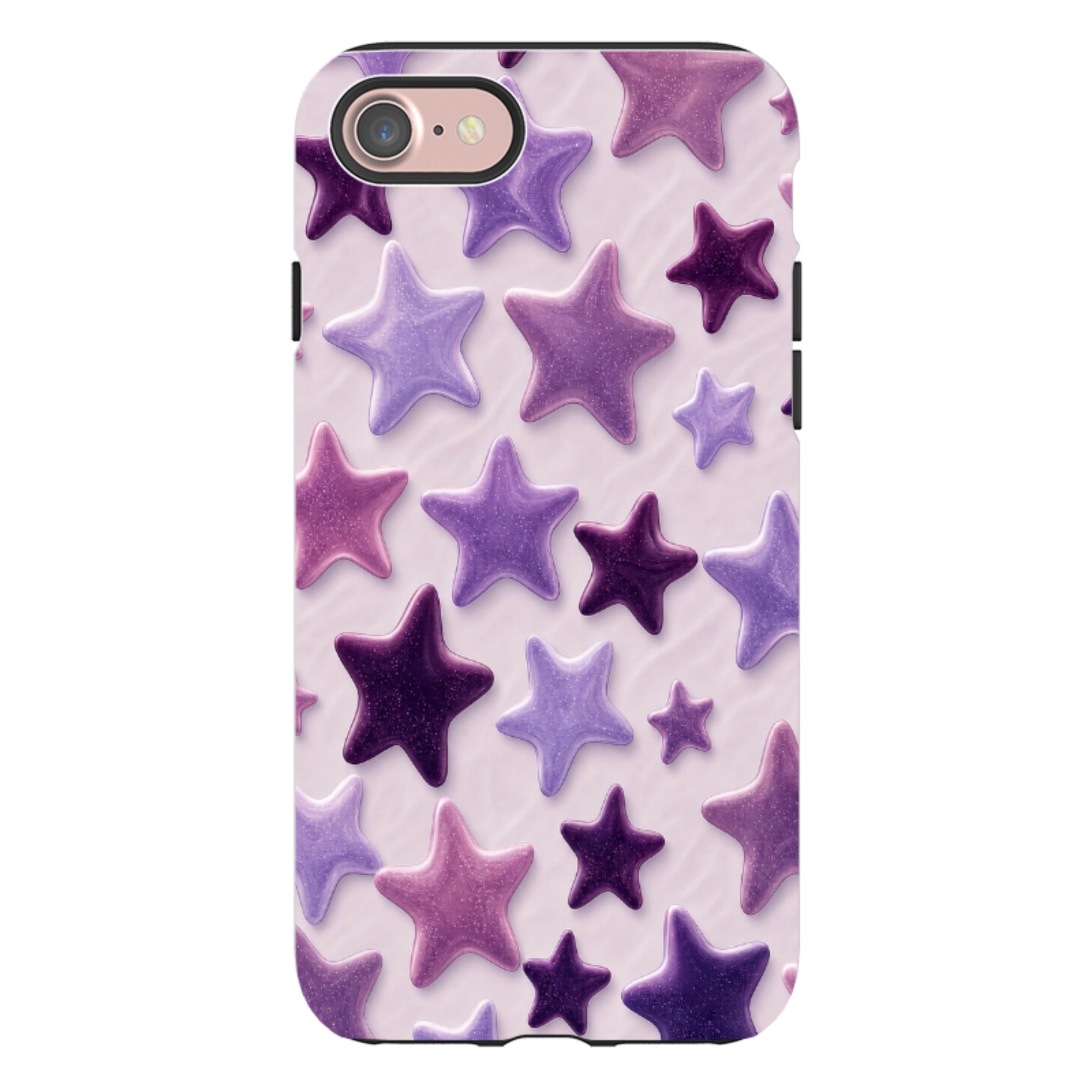 iPhone Tough Case - Lavender Purple Star