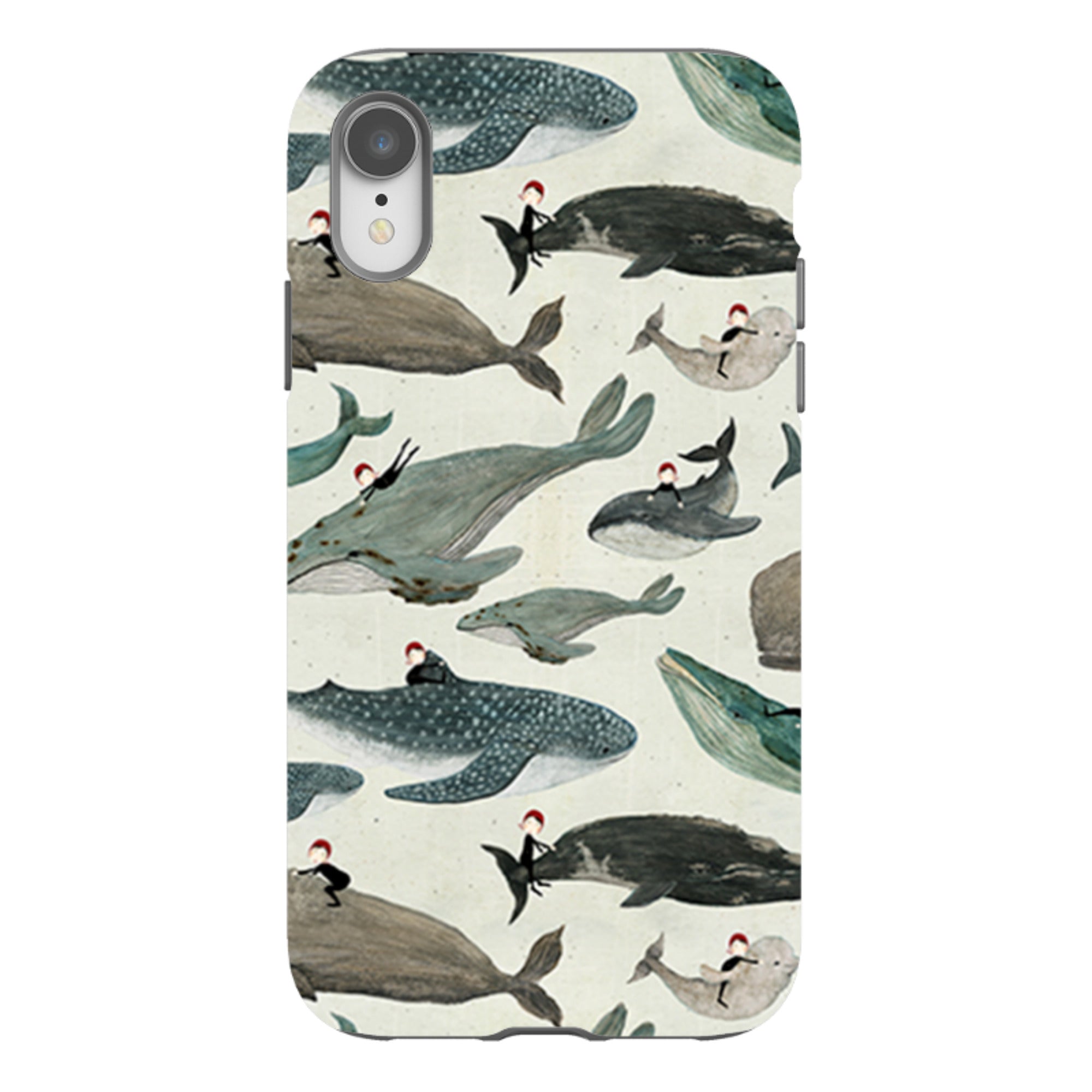 iPhone Tough Case - Whale Rider By Katherine Quinn