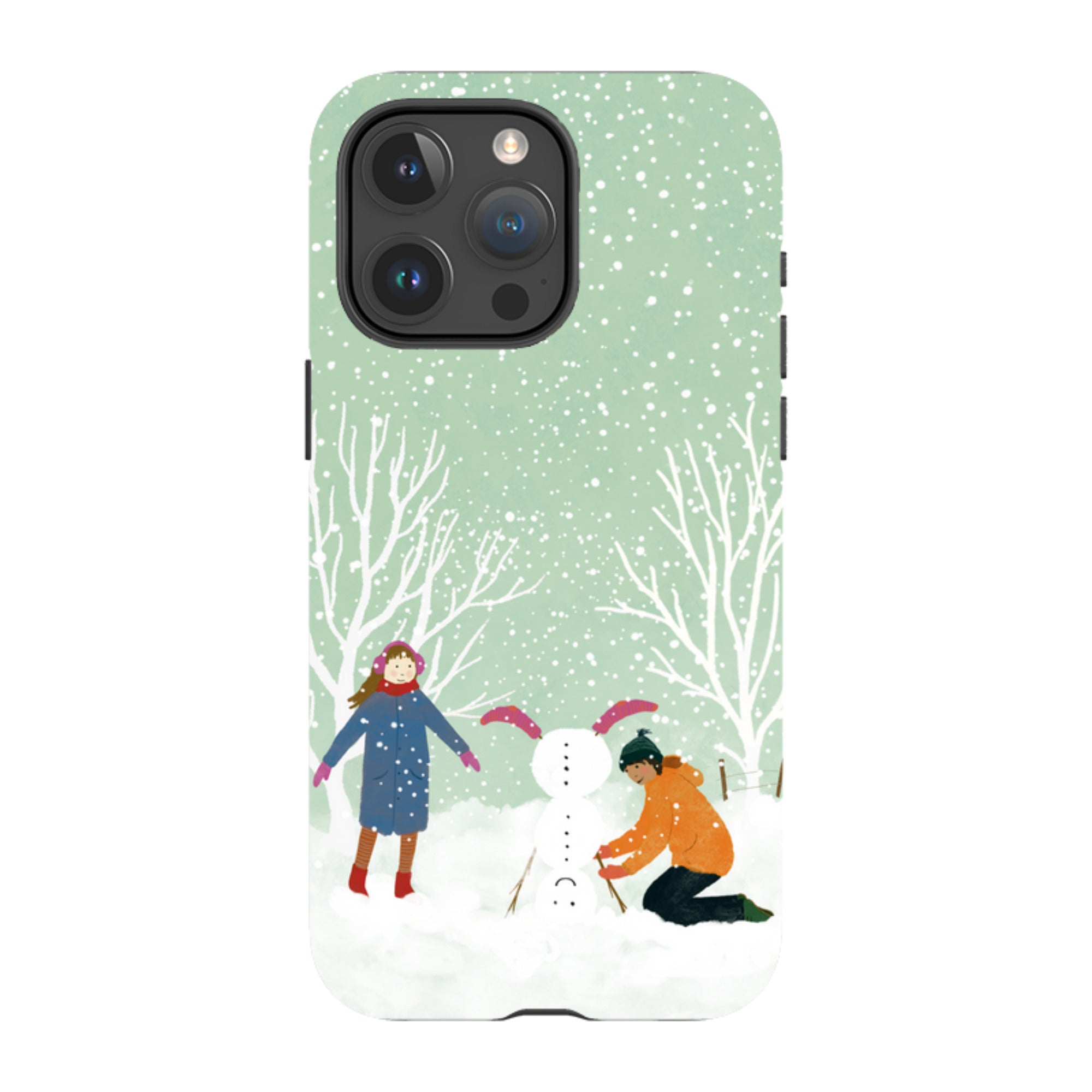 iPhone Tough Case - Snowball Building By Katherine Quinn