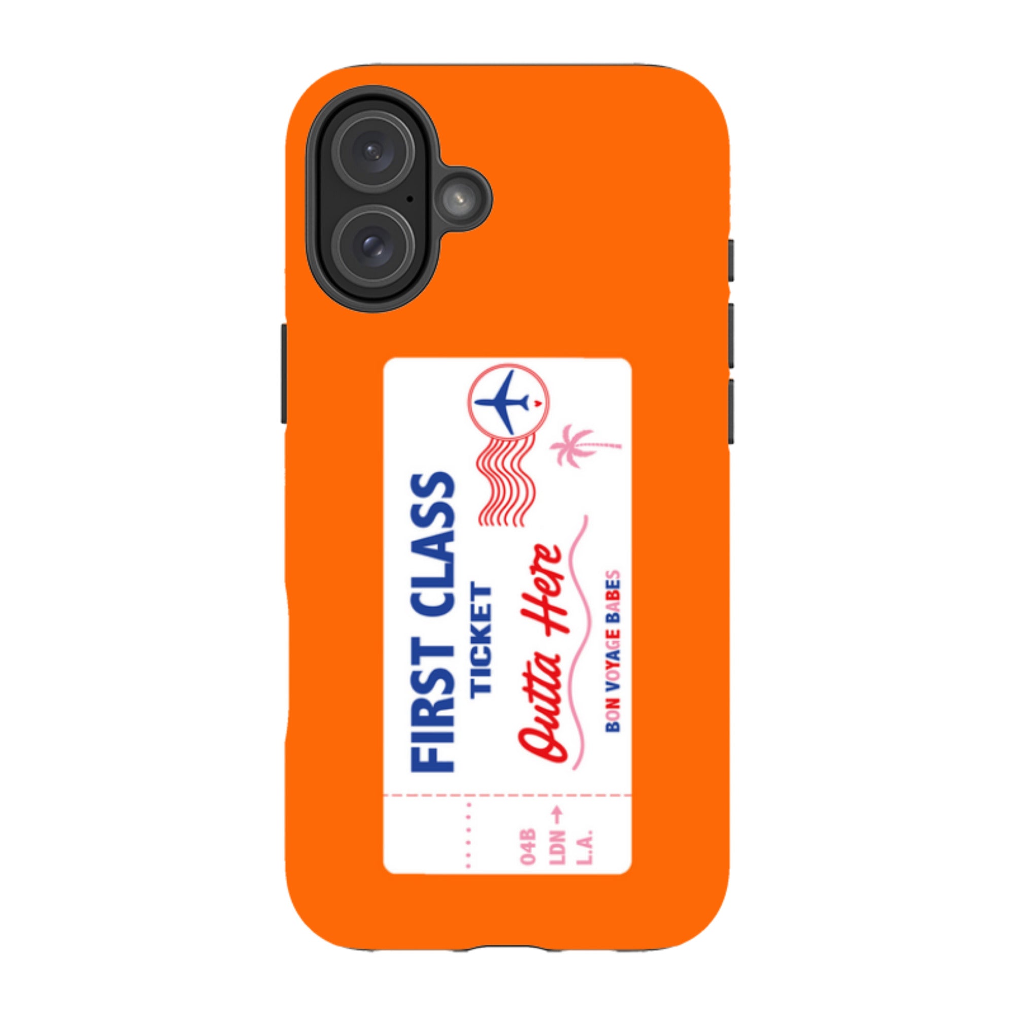 iPhone Tough Case - First Class Orange