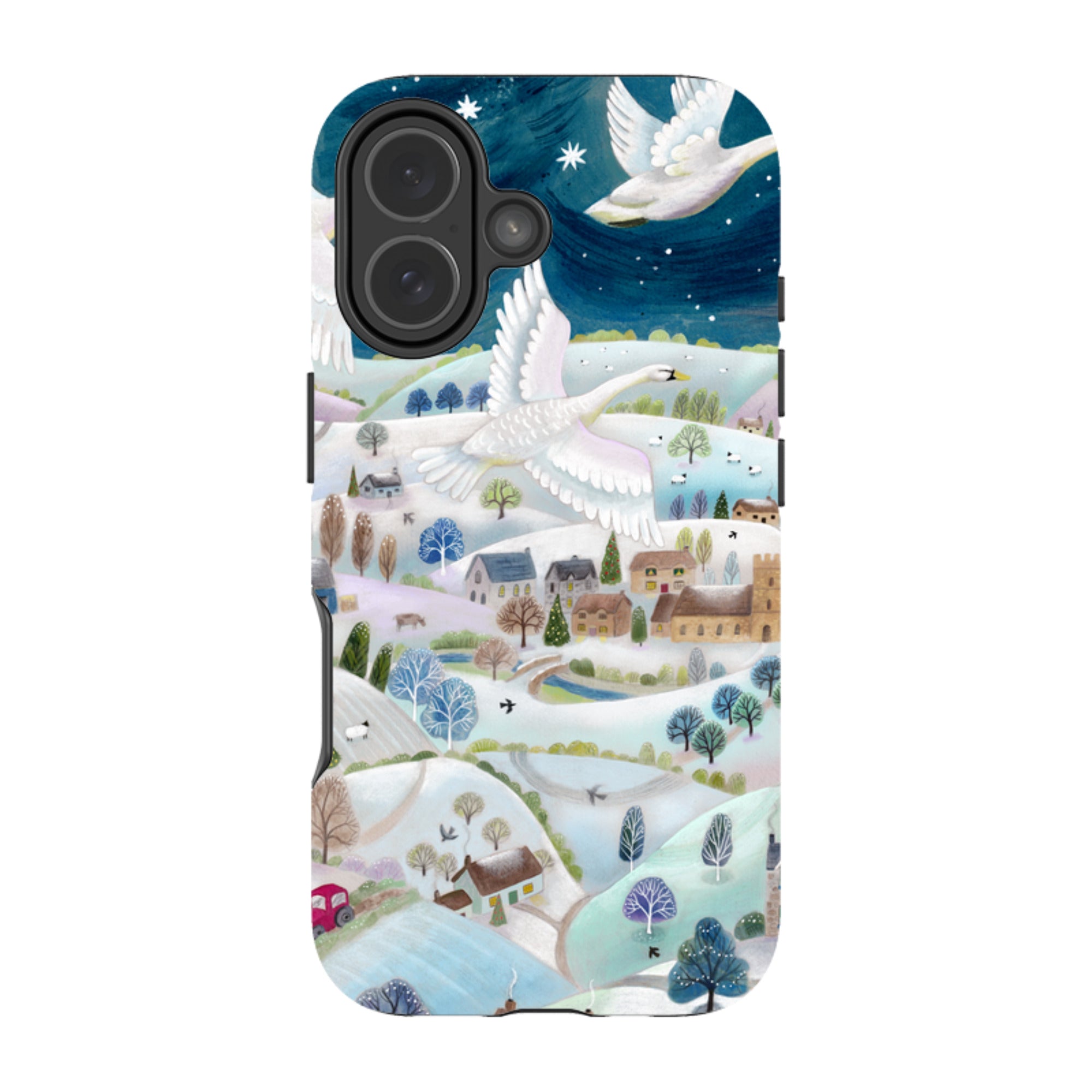 iPhone MagSafe Tough Case -  Winter Swans By Bex Parkin