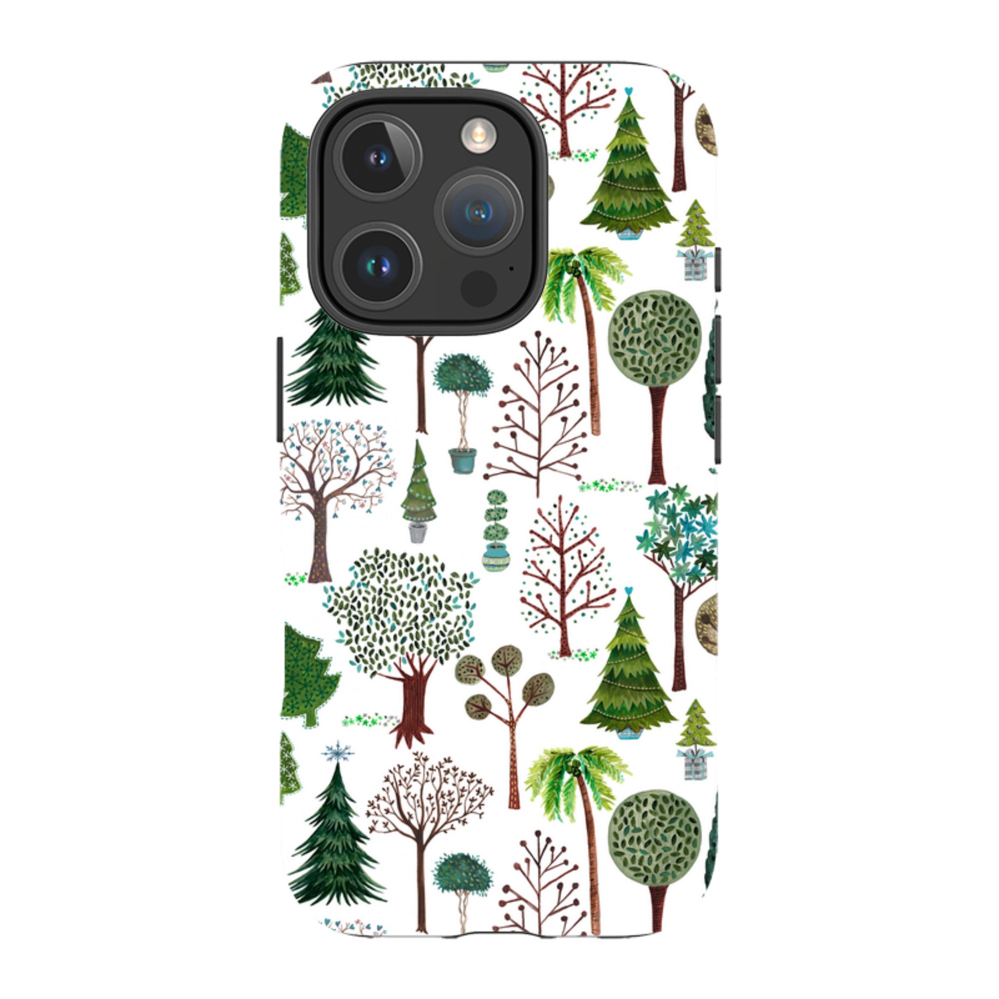 iPhone MagSafe Tough Case -  Xmas Trees By Caroline Bonne Muller
