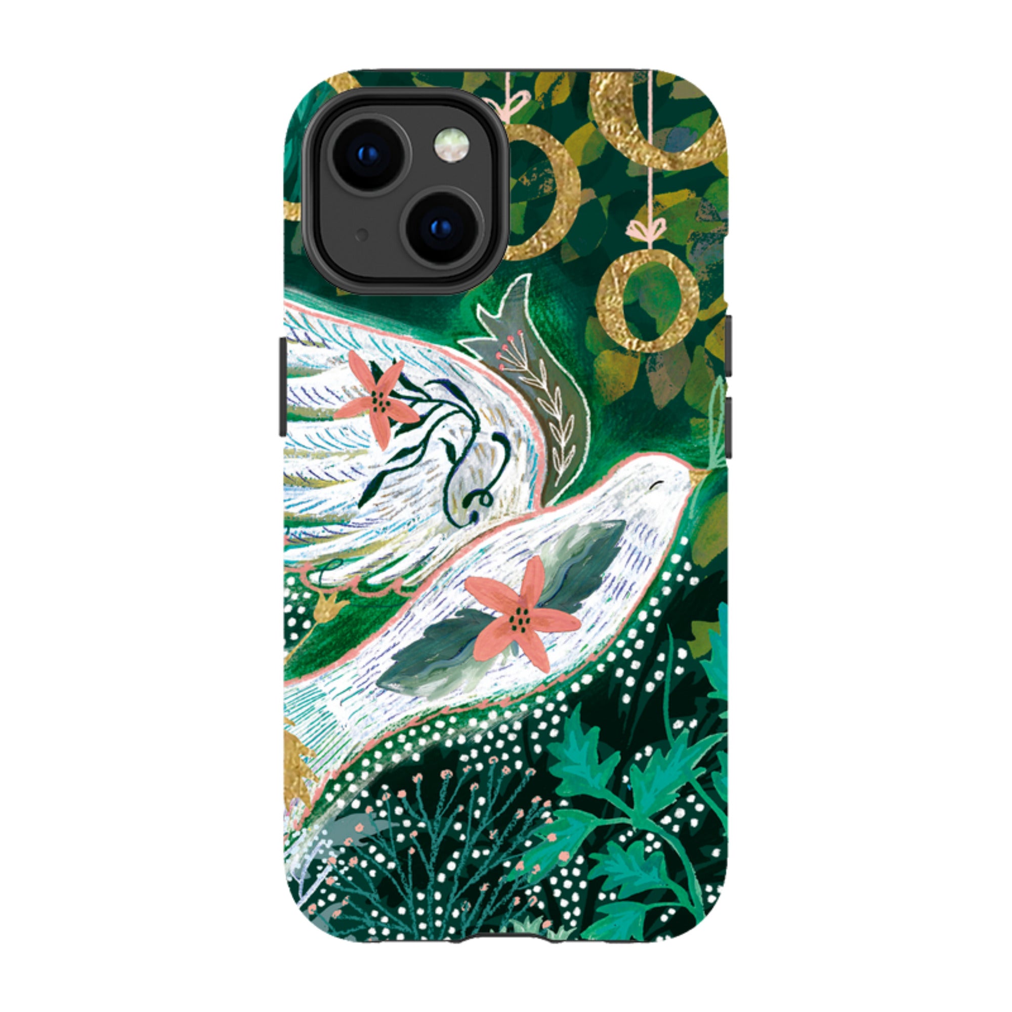 iPhone Tough Case - Gold Rings By Emma Frances Grant